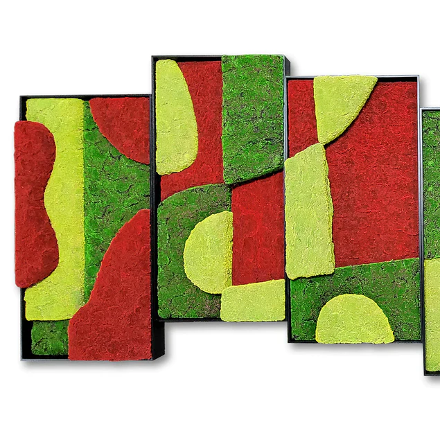 Doodle Green Wall, Set/ 6 By Gold Leaf Design Group - Image 7