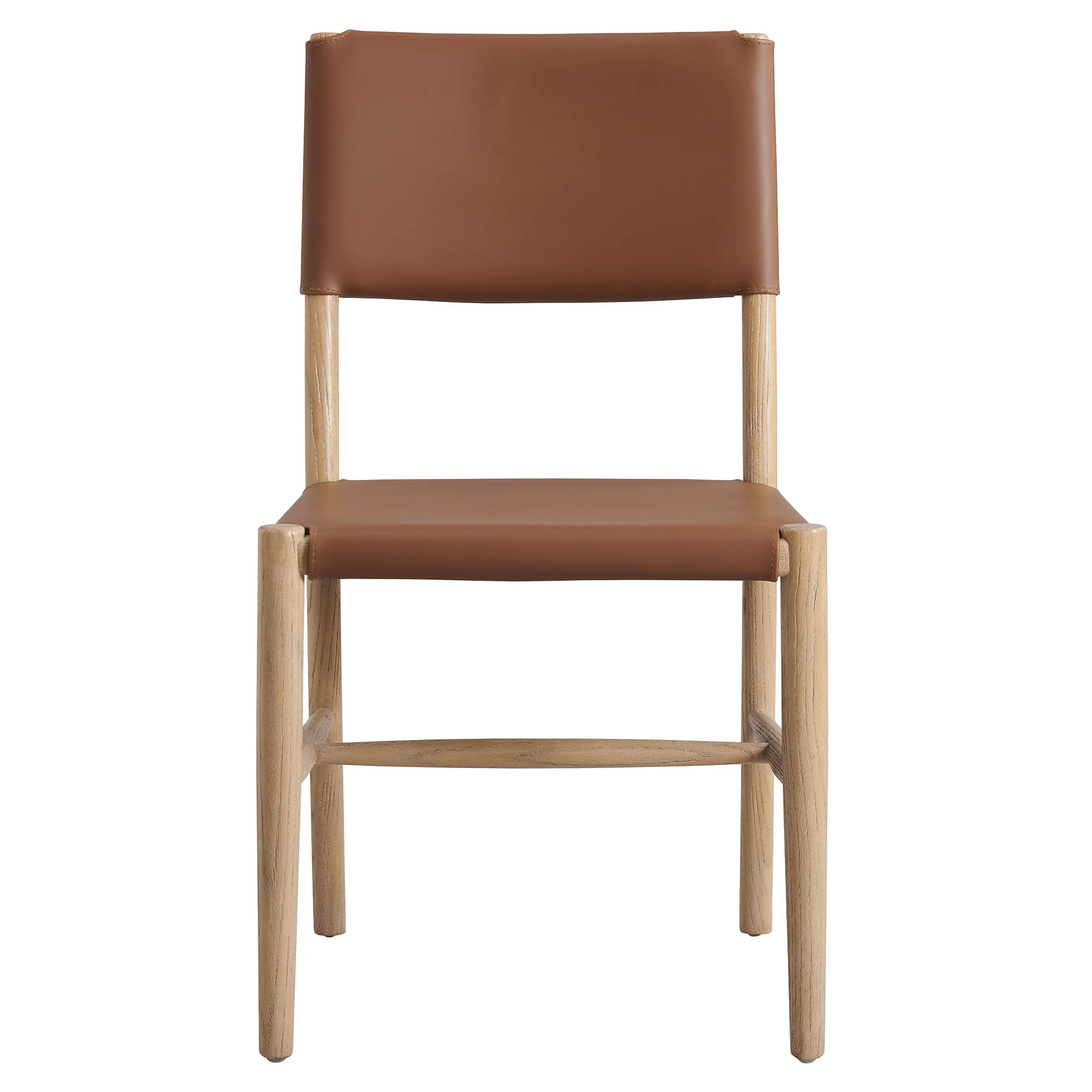 Dover Wood Vegan Leather Dining Side Chairs Set of 2 by Modway - Image 6