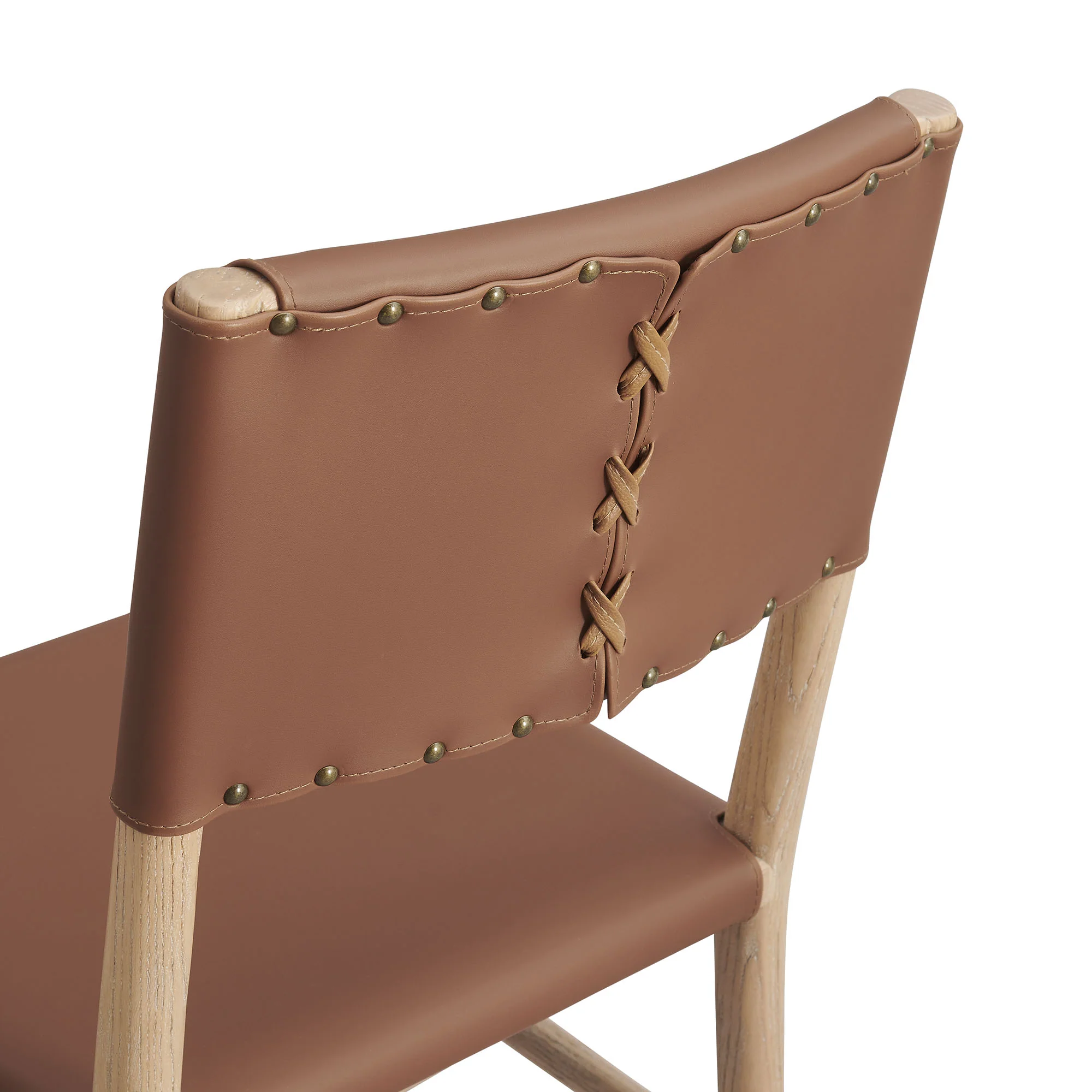 Dover Wood Vegan Leather Dining Side Chairs Set of 2 by Modway - Image 7