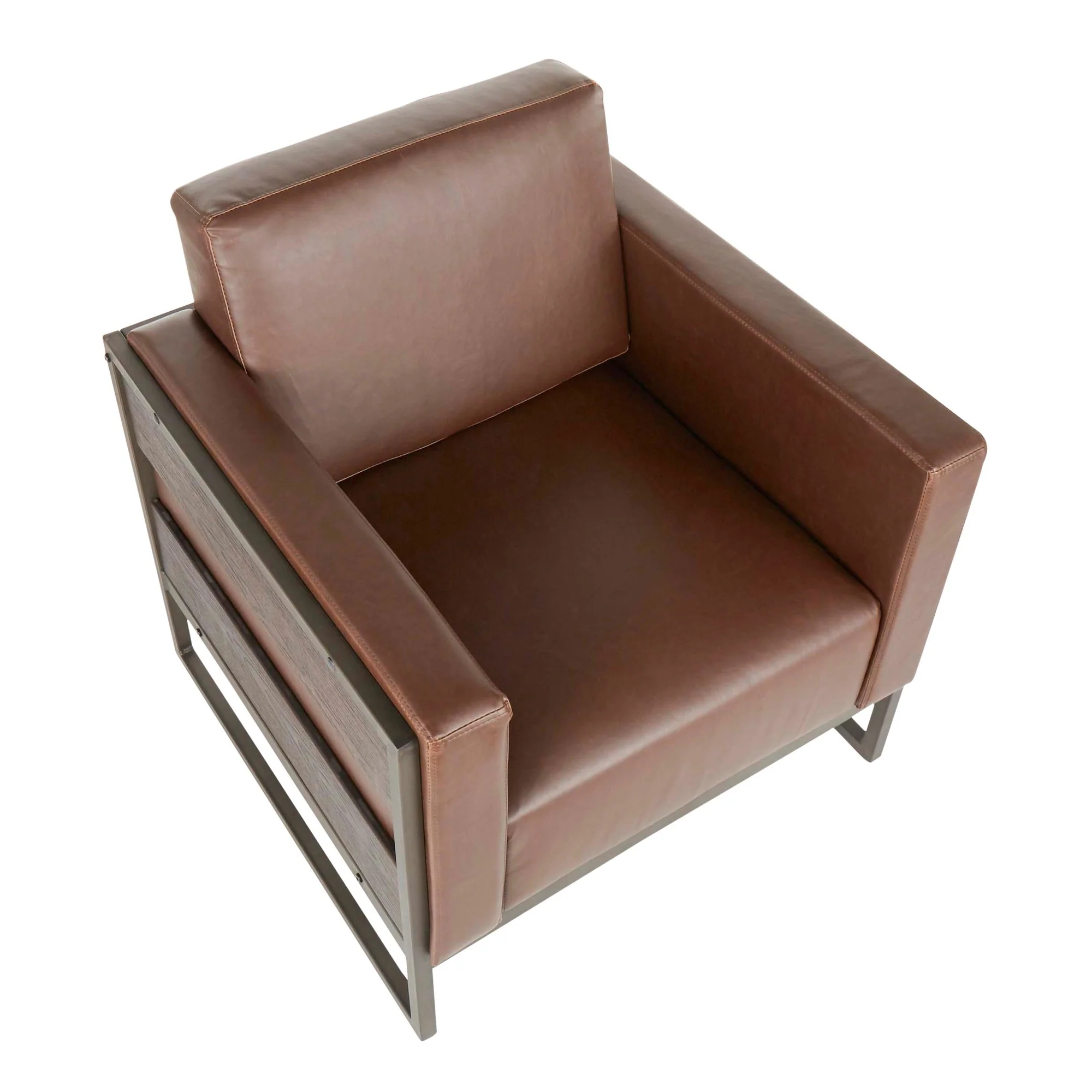 Drift Lounge Chair Brown By LumiSource - Image 3