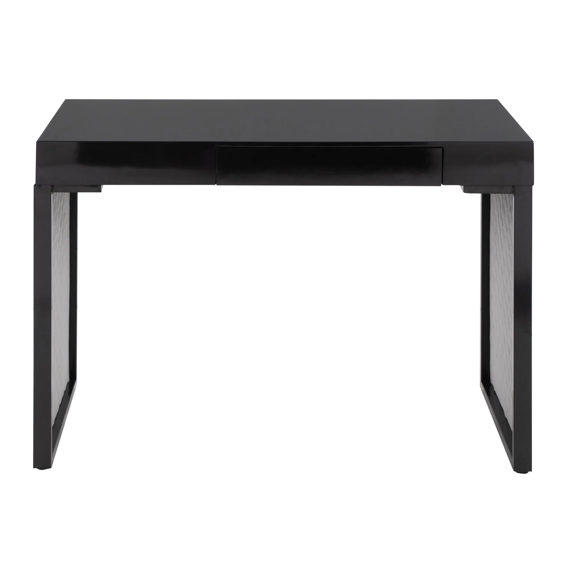 Drift Upholstered Desk By LumiSource - OFD-DRIFTUP BKBKSV - Image 6