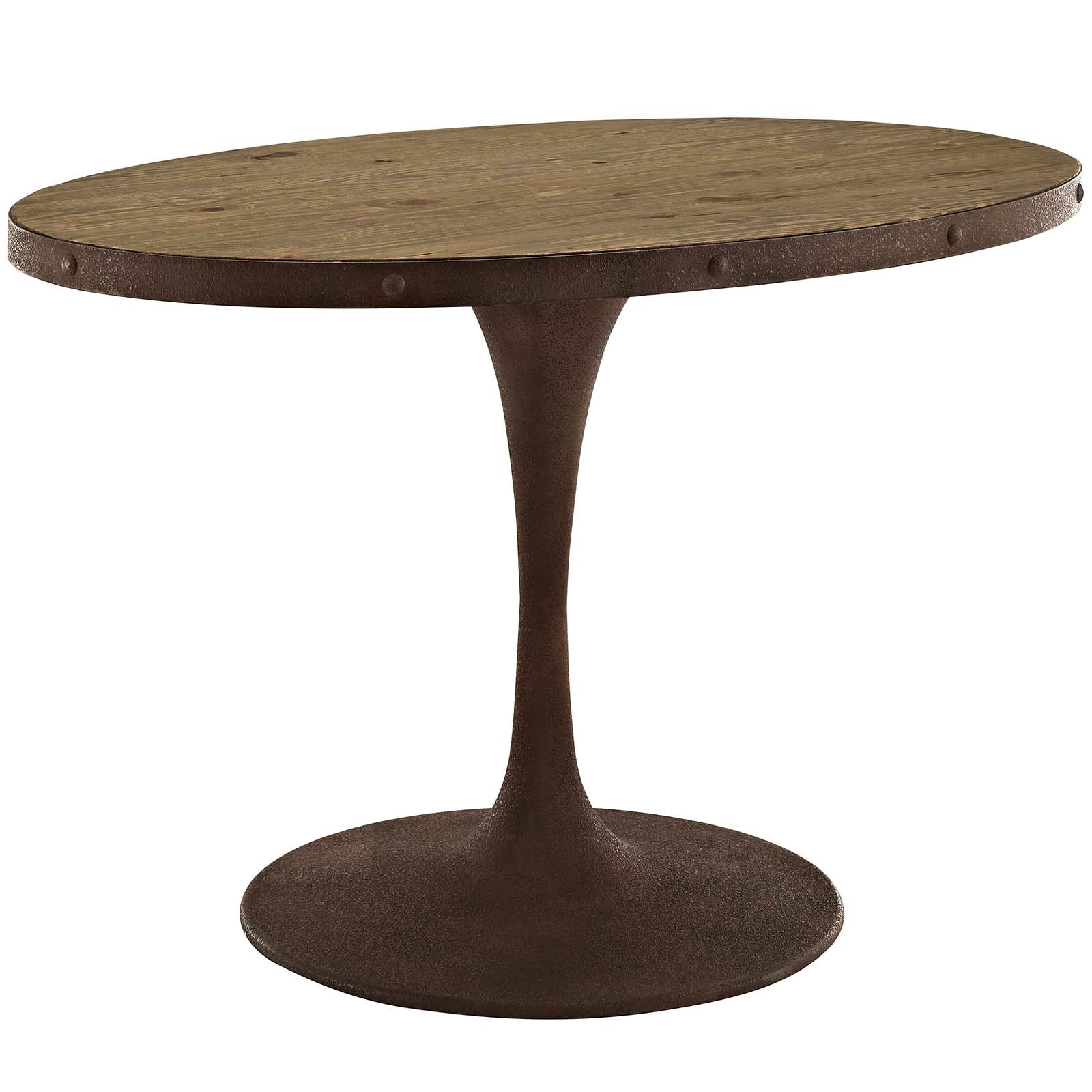 Drive 47" Oval Wood Top Dining Table By Modway - EEI-2009 - Image 3