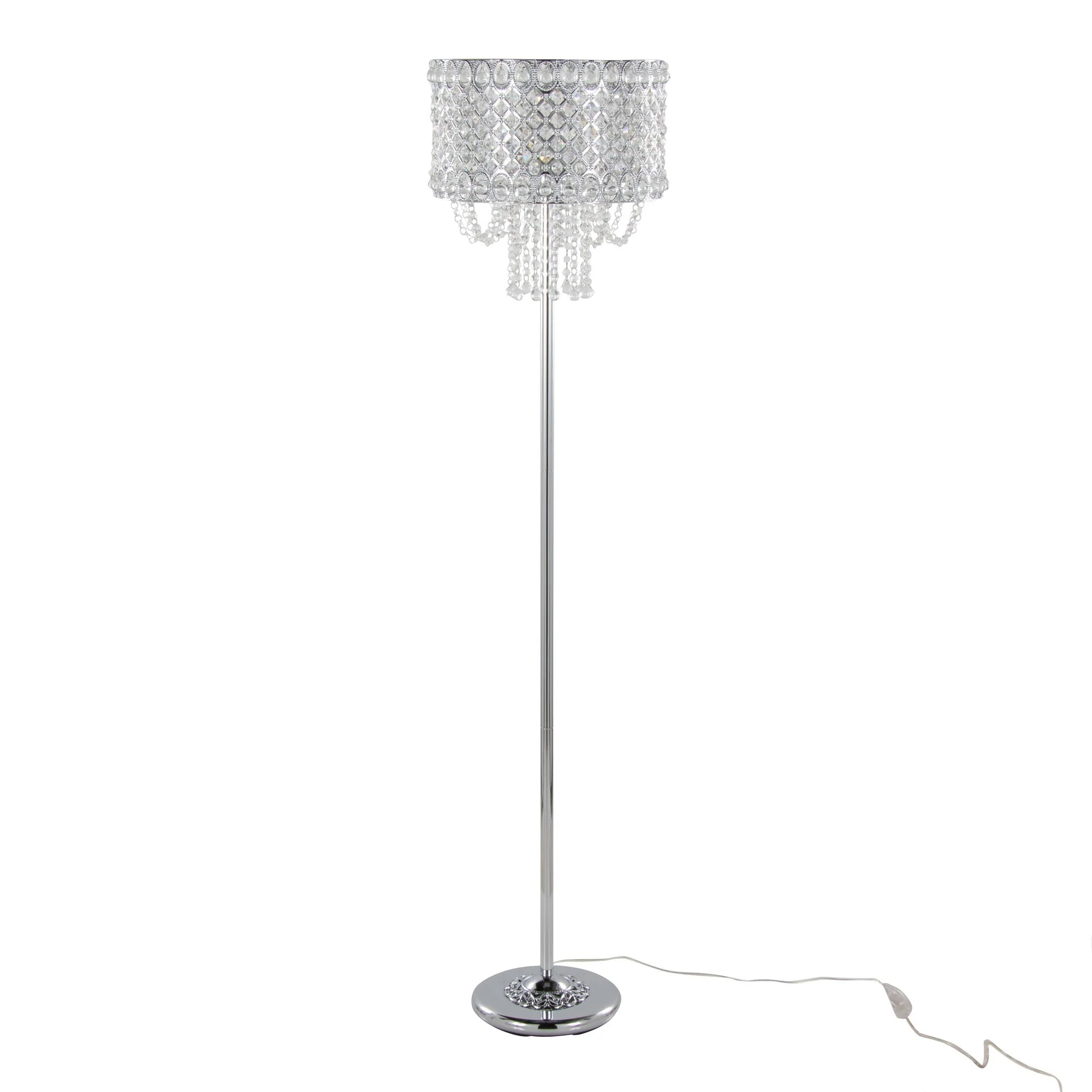 Droplets 60" Metal Floor Lamp By LumiSource - GFS60-DRPLTS CHRCL - Image 2
