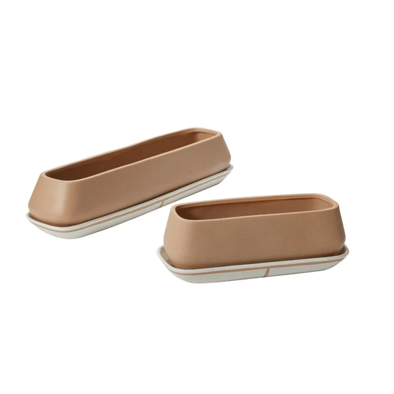 Dublin Planter with Saucer 24.5"x 6"x 5" By Accent Decor - Image 4