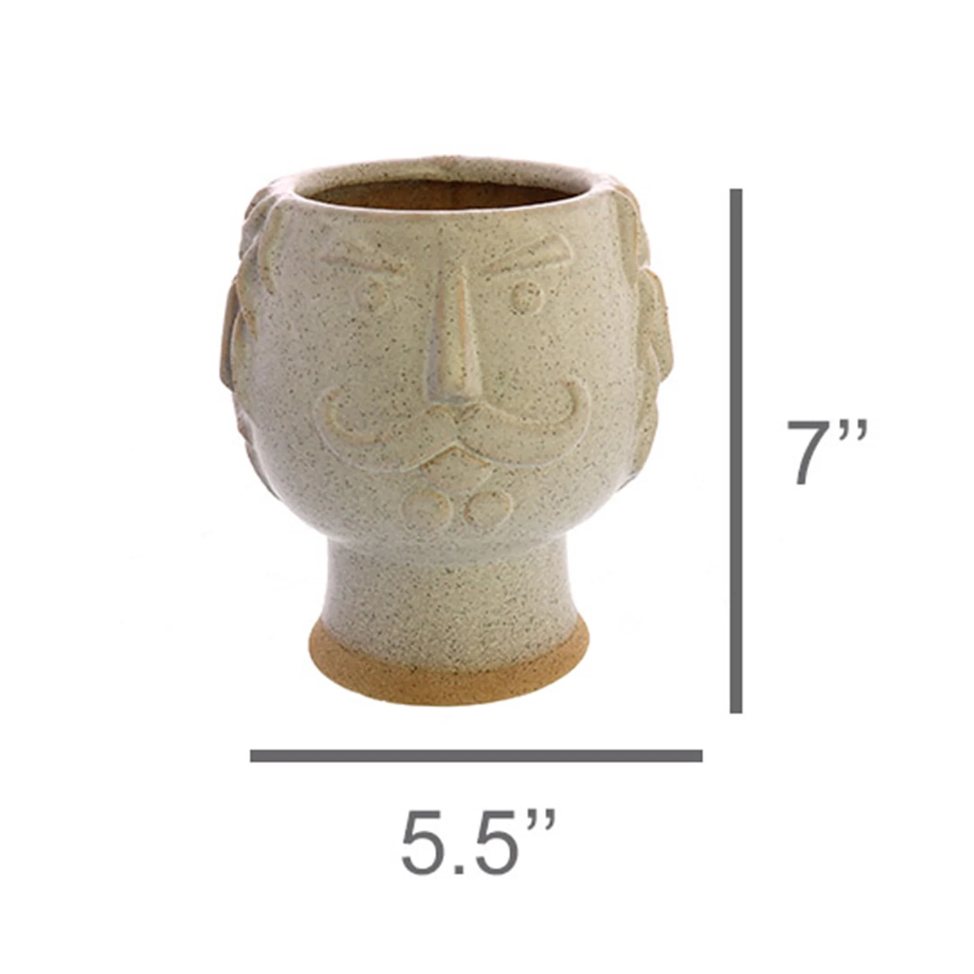 Duke Cachepot, Ceramic - White Set Of 3 By HomArt - Image 2