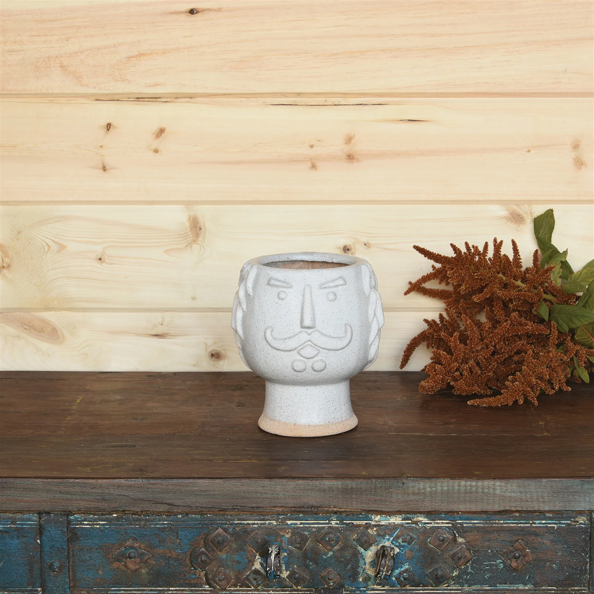 Duke Cachepot, Ceramic - White Set Of 3 By HomArt - Image 3