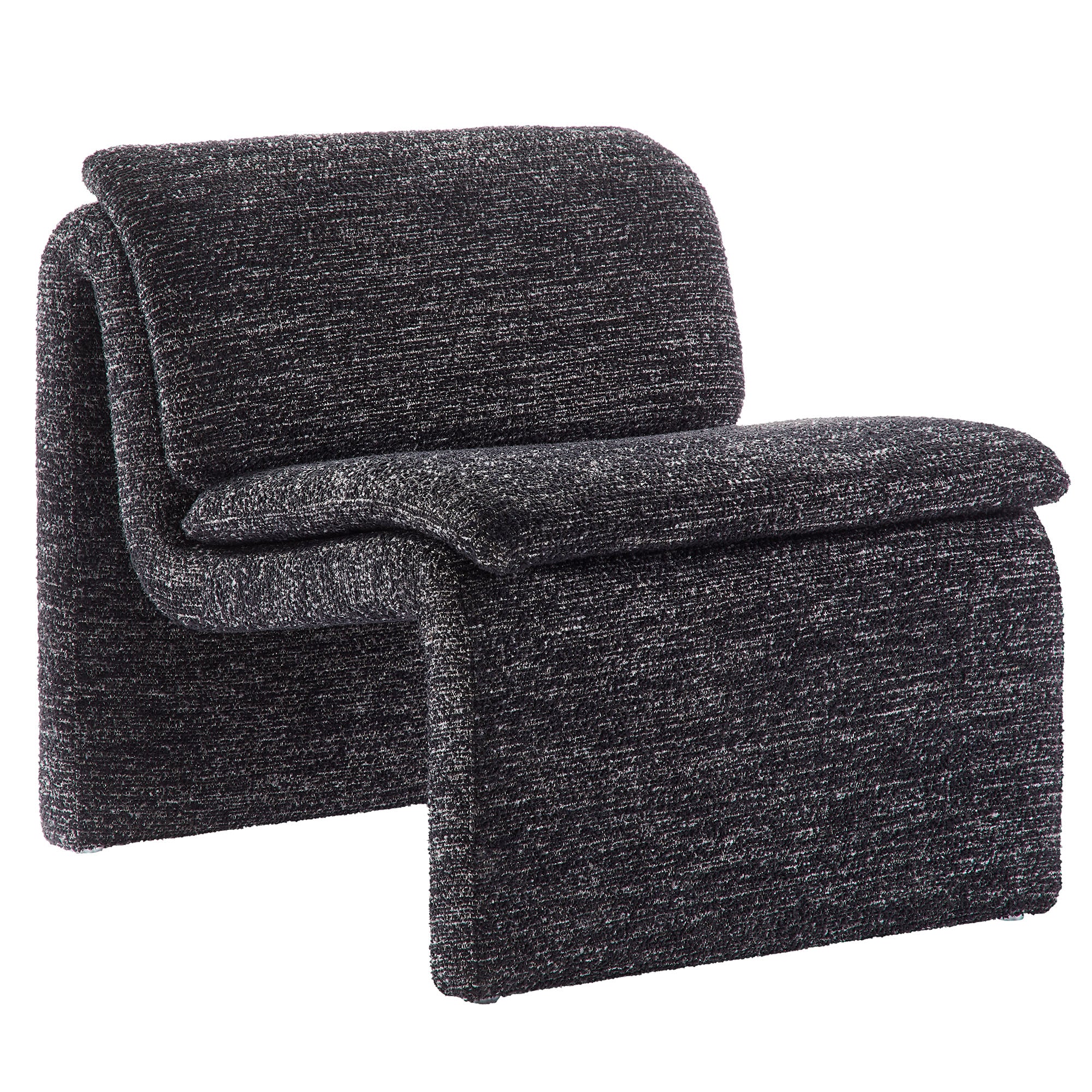 Dune Boucle Upholstered Armless Accent Chair by Modway - Image 10