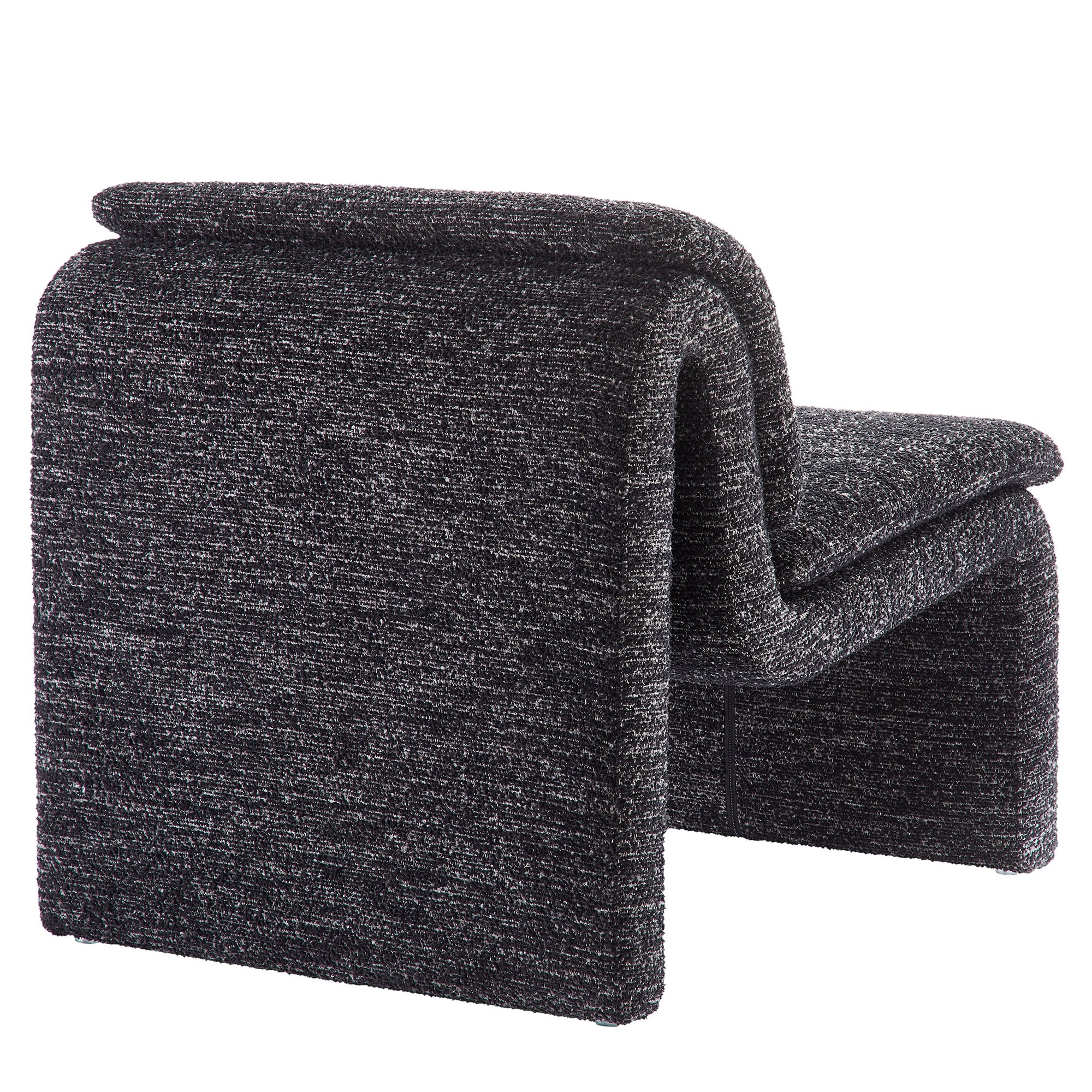 Dune Boucle Upholstered Armless Accent Chair by Modway - Image 12