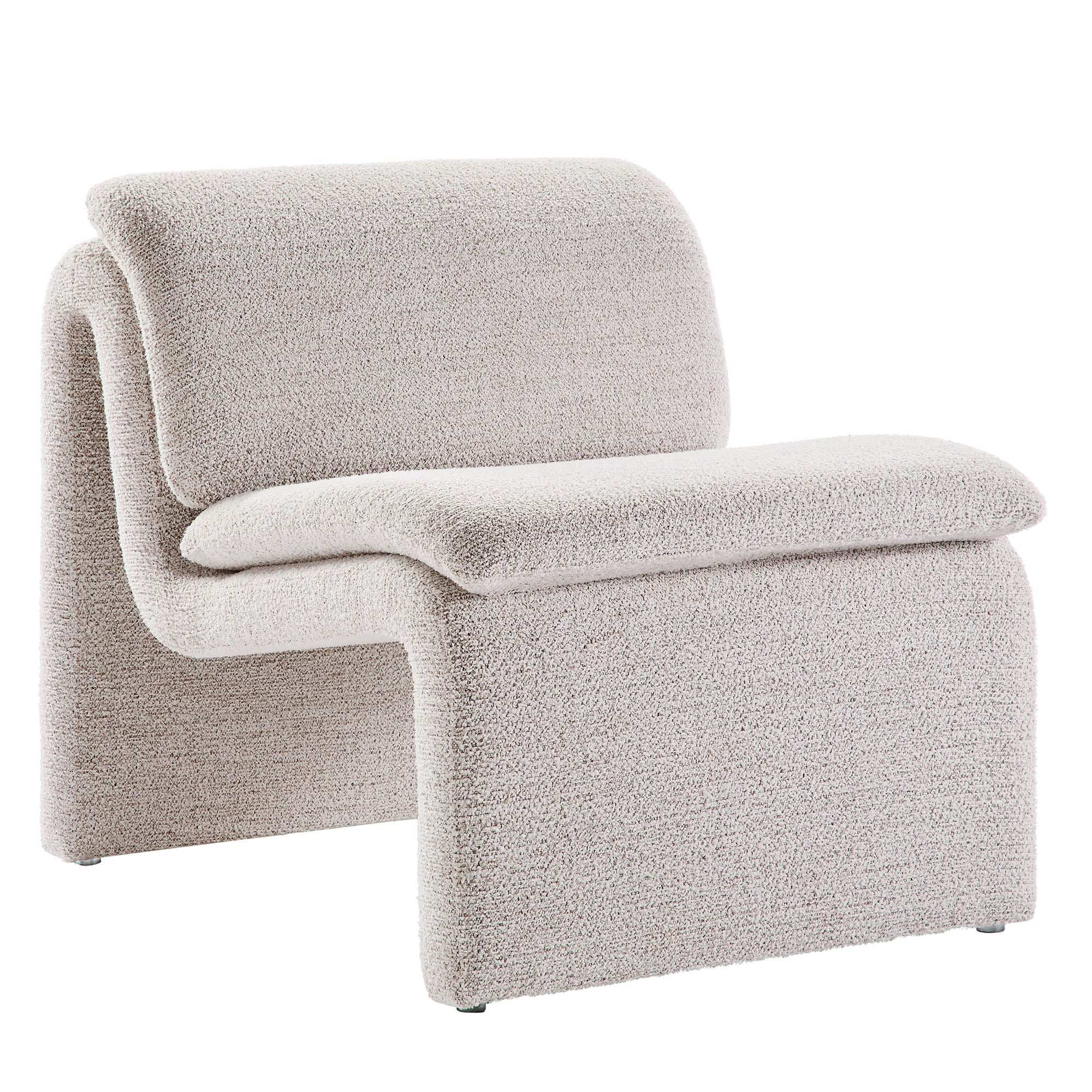 Dune Boucle Upholstered Armless Accent Chair by Modway - Image 19