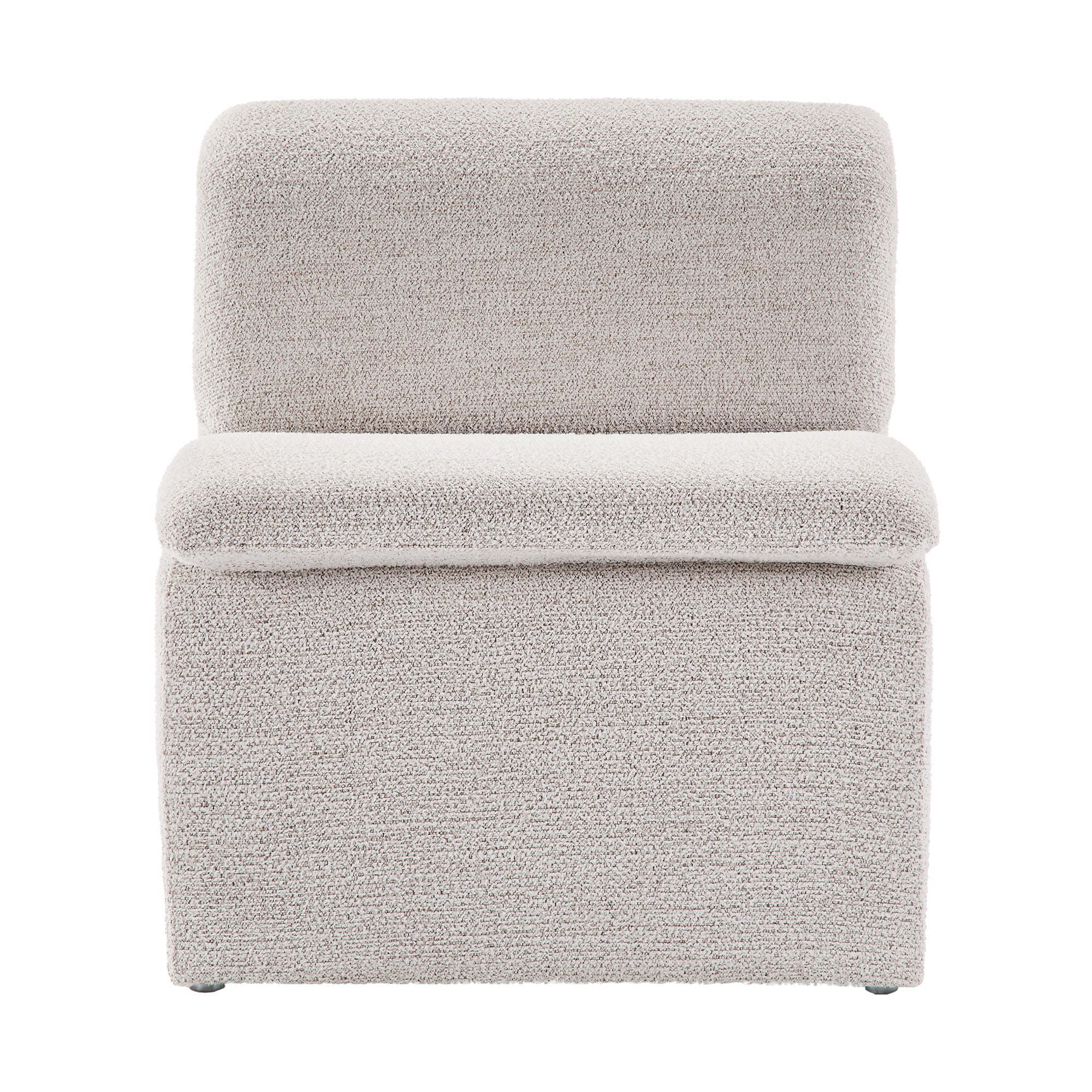 Dune Boucle Upholstered Armless Accent Chair by Modway - Image 22