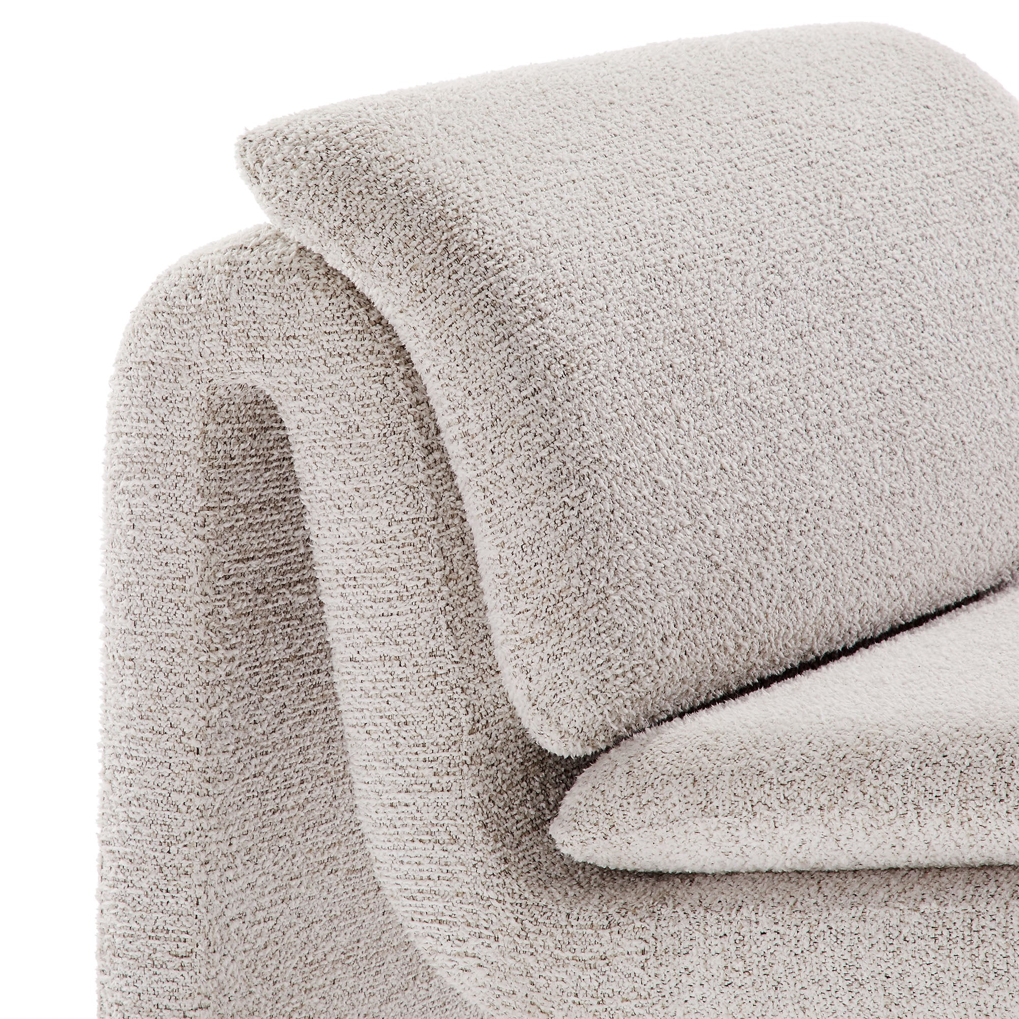 Dune Boucle Upholstered Armless Accent Chair by Modway - Image 23