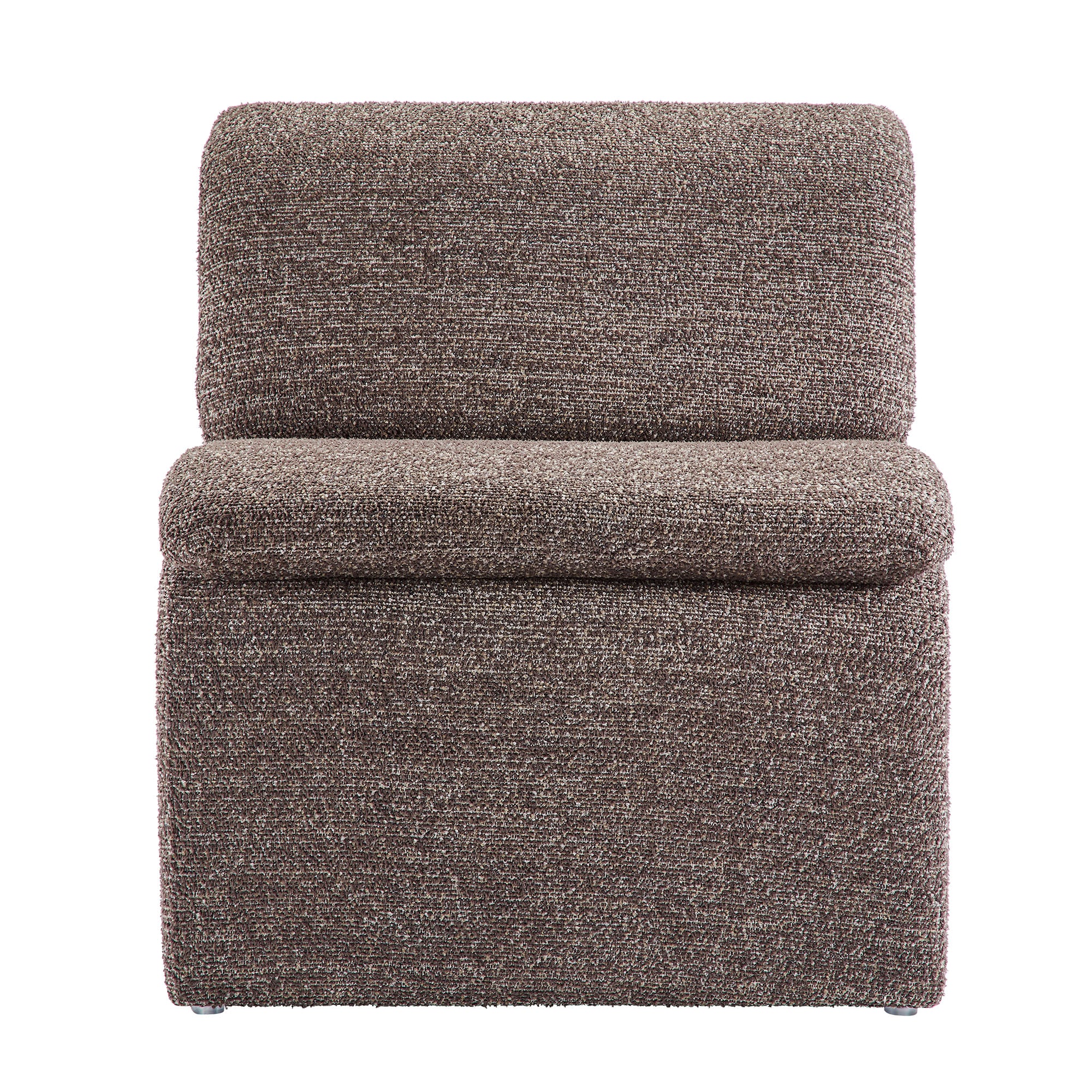 Dune Boucle Upholstered Armless Accent Chair by Modway - Image 5