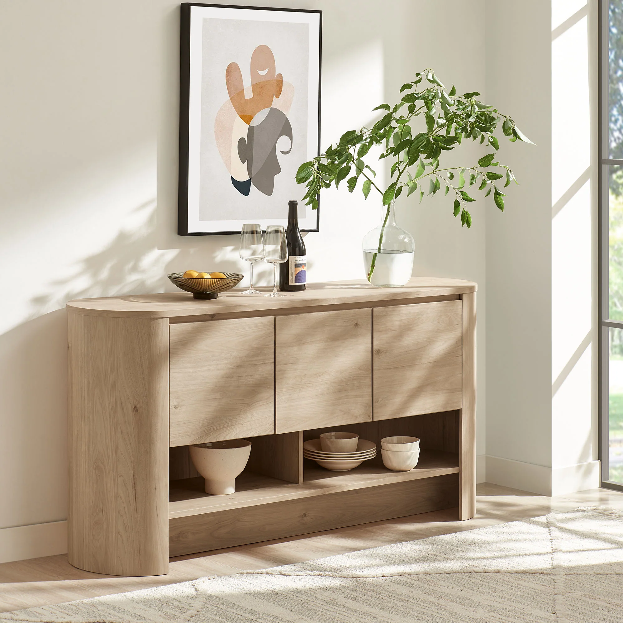 Duval 62 Inch Oval Sideboard by Modway - Image 17