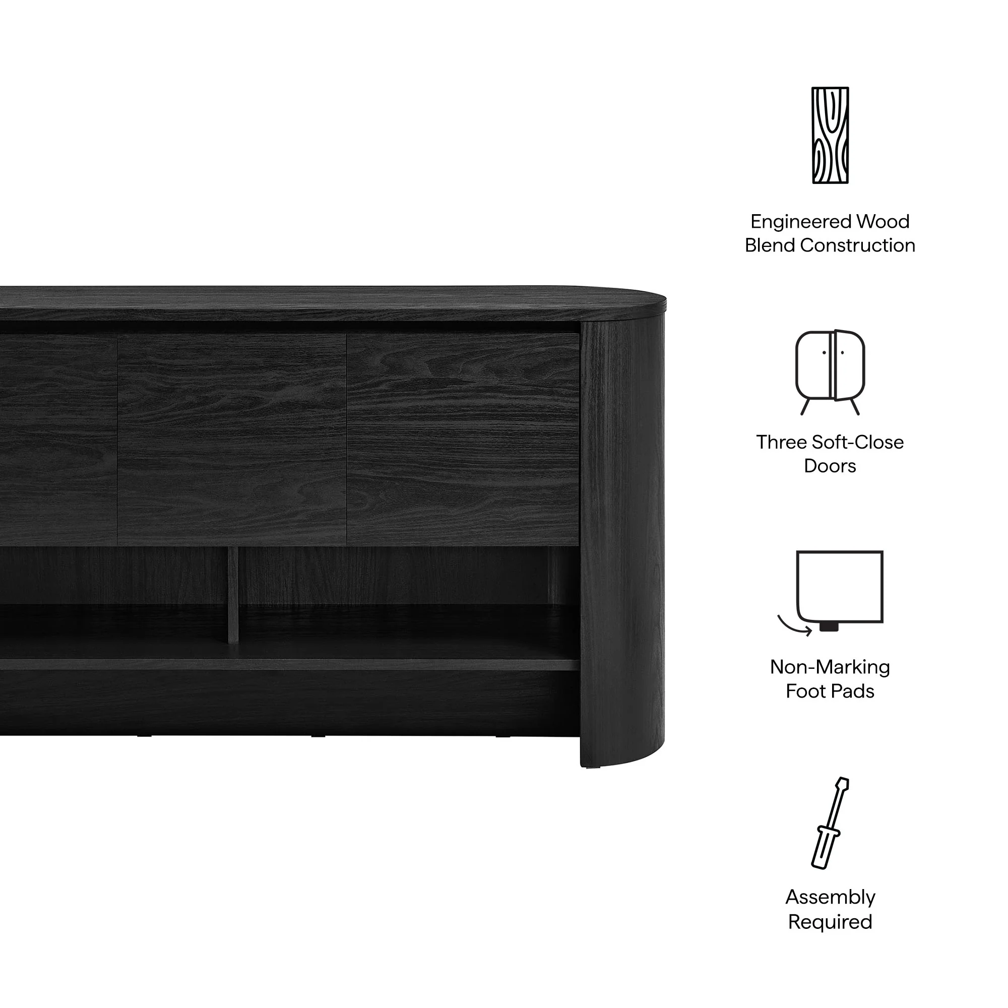 Duval 62 Inch Oval Sideboard by Modway - Image 9