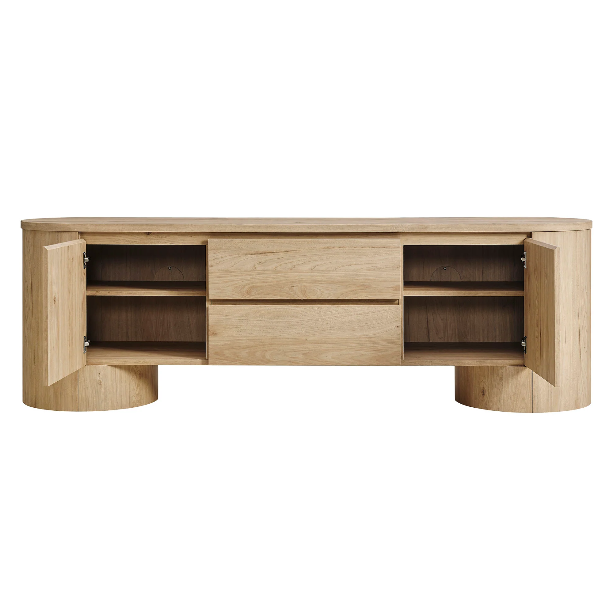 Duval 71 Inch Oval TV Cabinet by Modway - Image 14