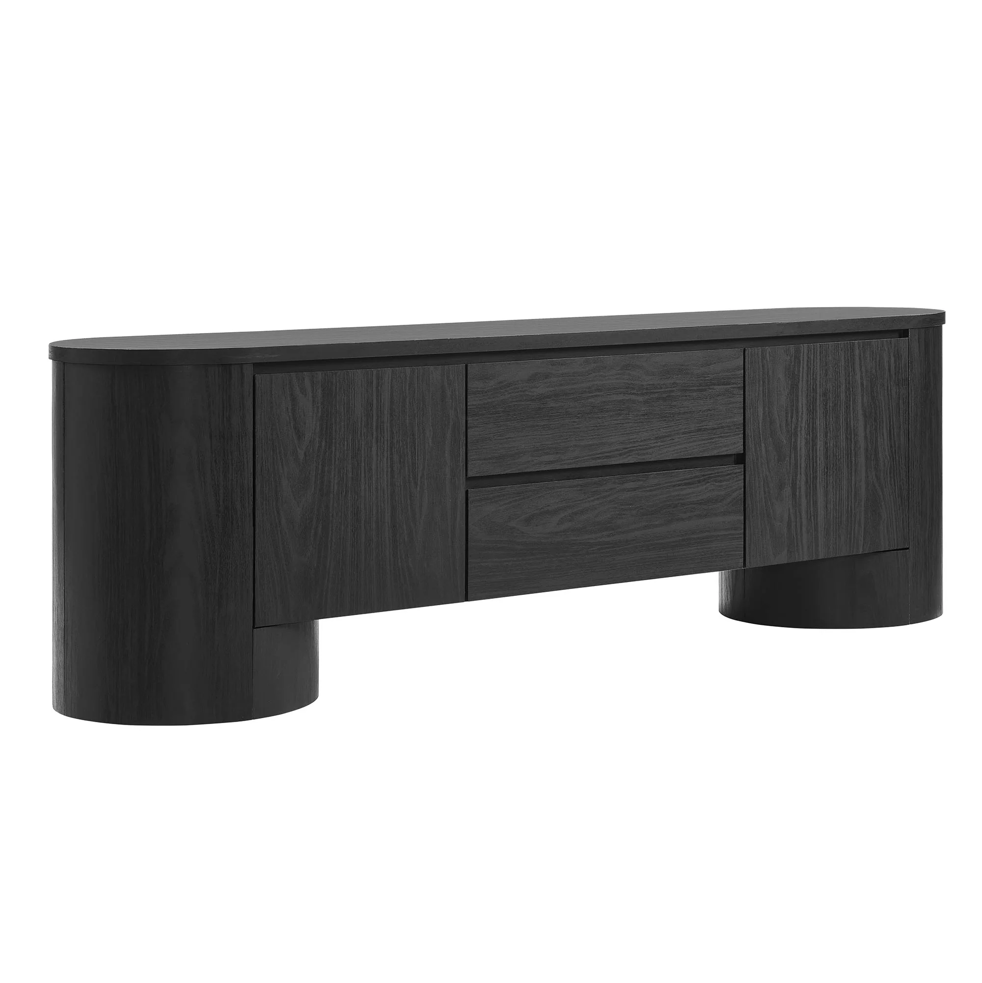 Duval 71 Inch Oval TV Cabinet by Modway - Image 2