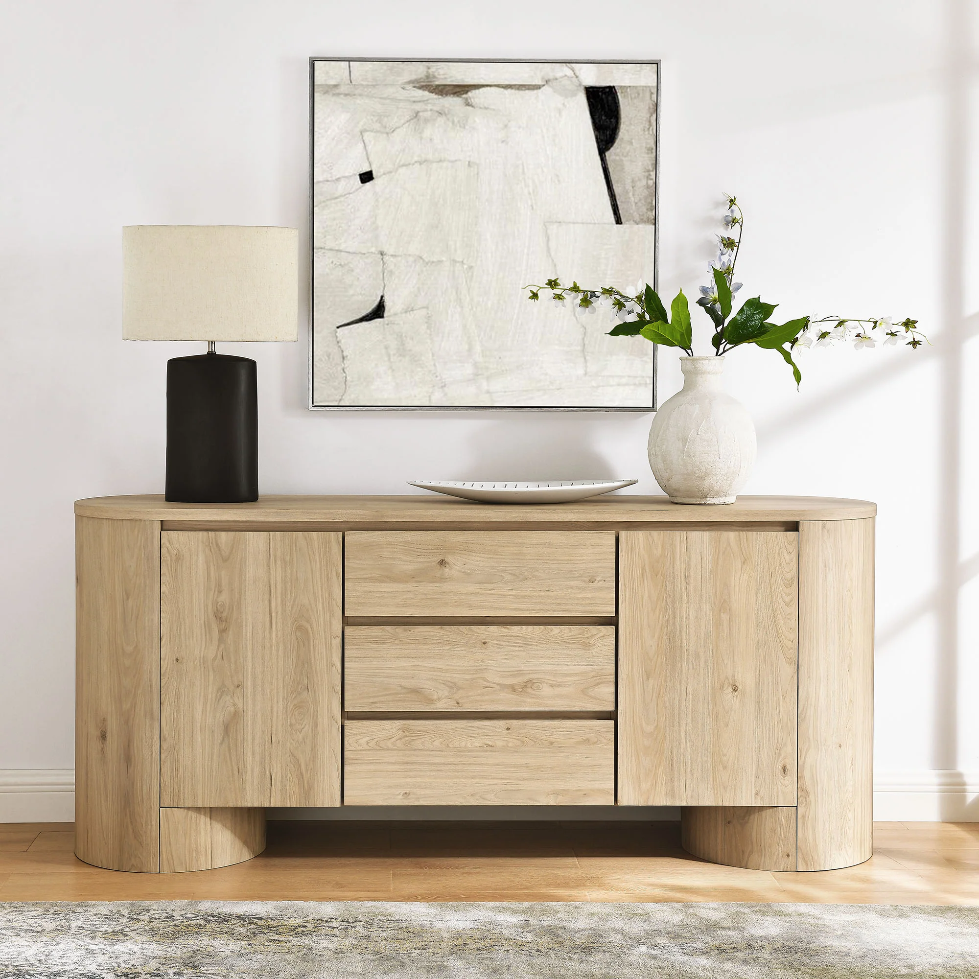 Duval 71" Rounded Sideboard Storage Cabinet by Modway - Image 20