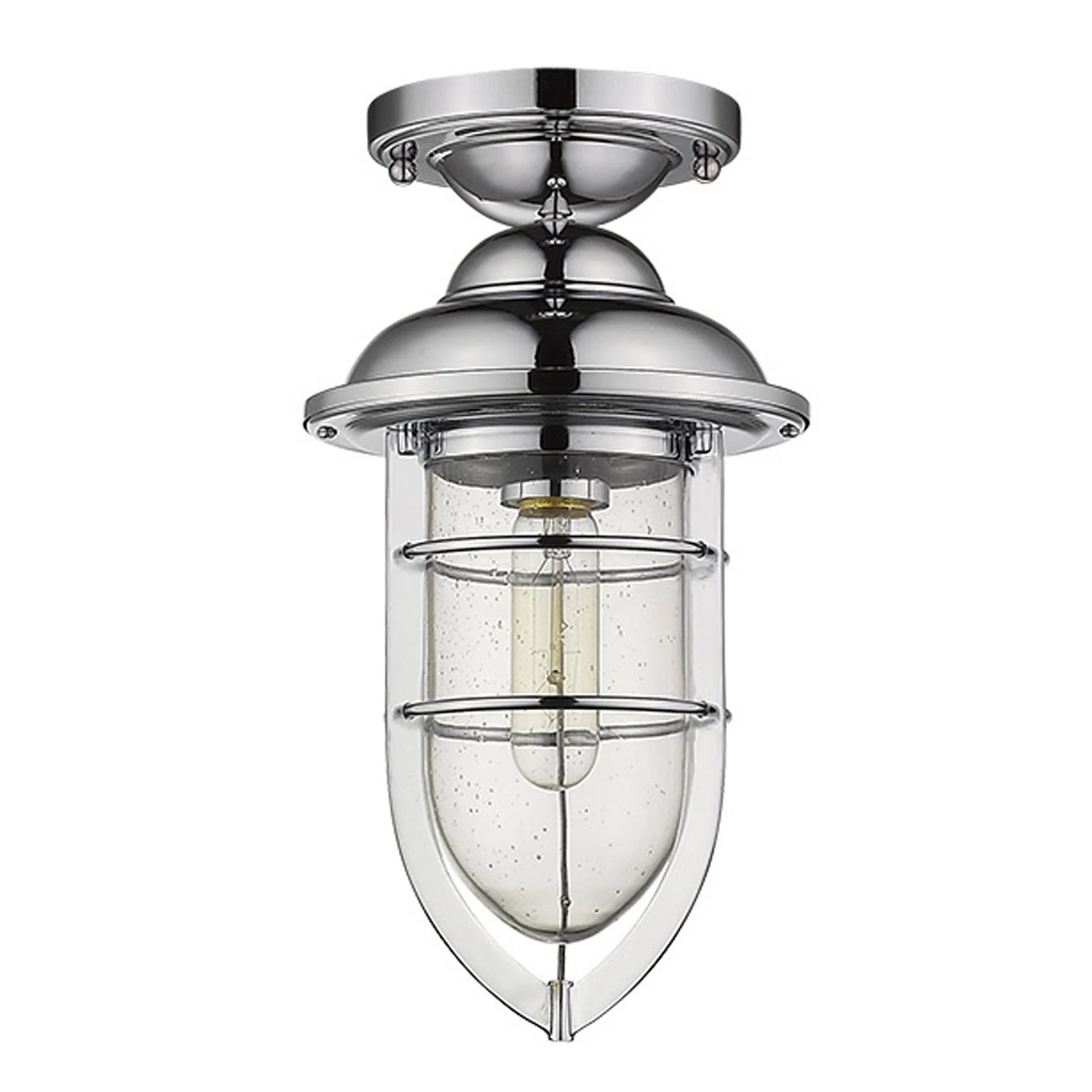 Dylan 3-Light Chrome Hanging Lantern By Homeroots - Image 5