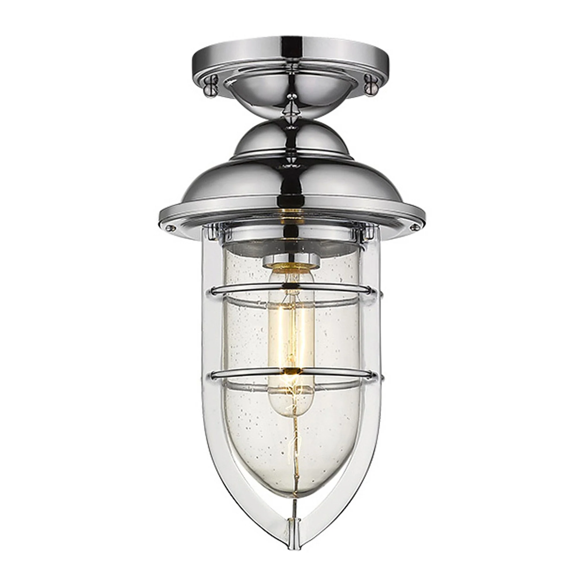 Dylan 3-Light Chrome Hanging Lantern By Homeroots - Image 6