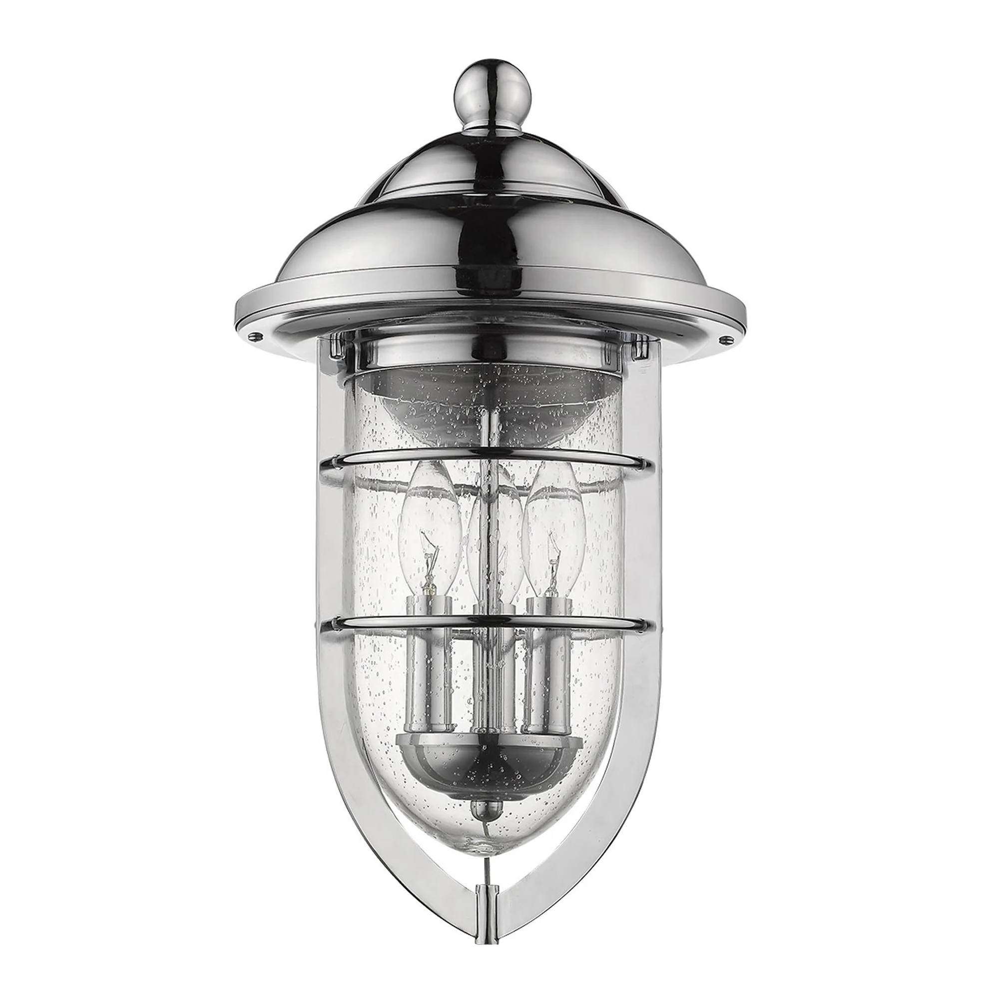 Dylan 3-Light Chrome Wall Light By Homeroots - Image 3