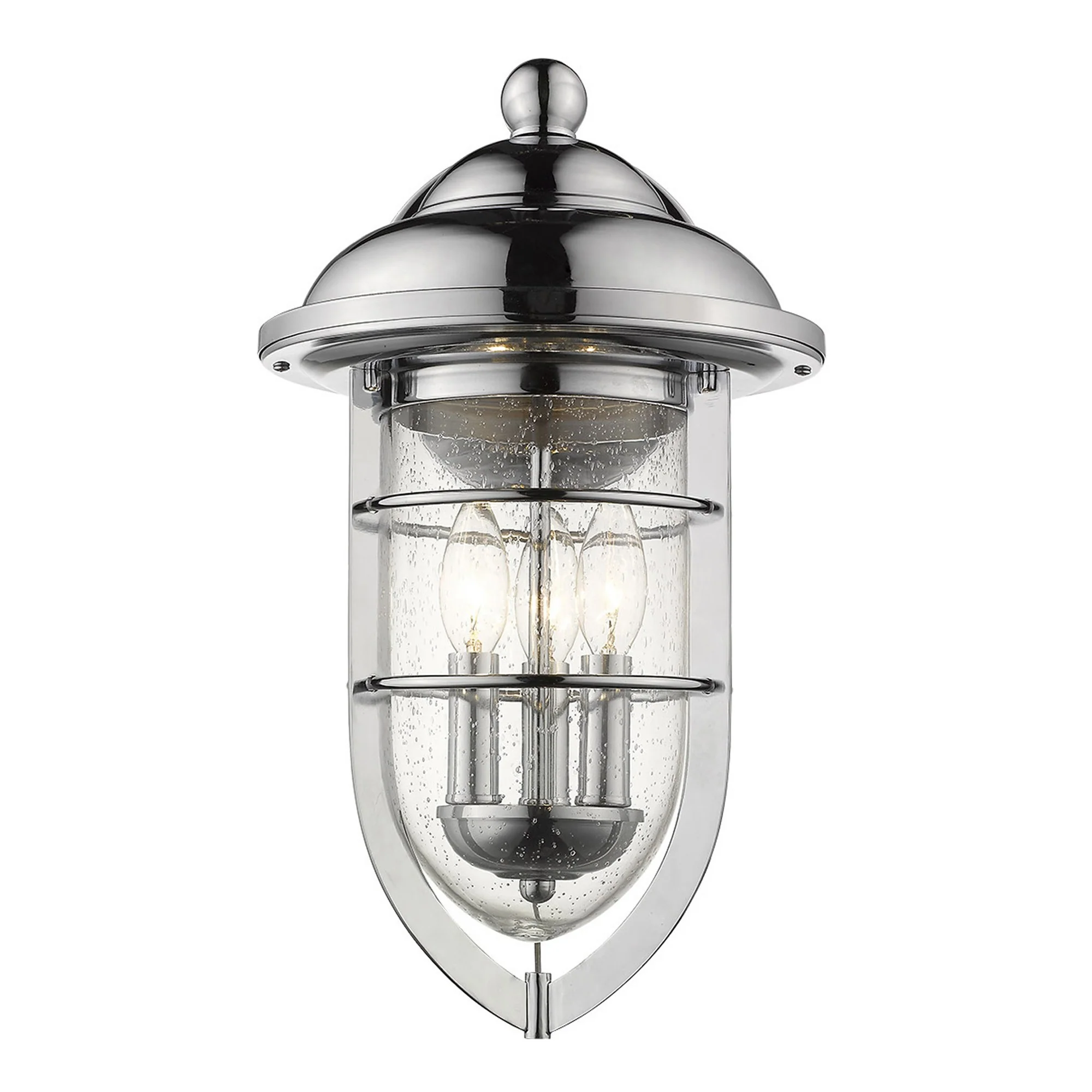 Dylan 3-Light Chrome Wall Light By Homeroots - Image 4