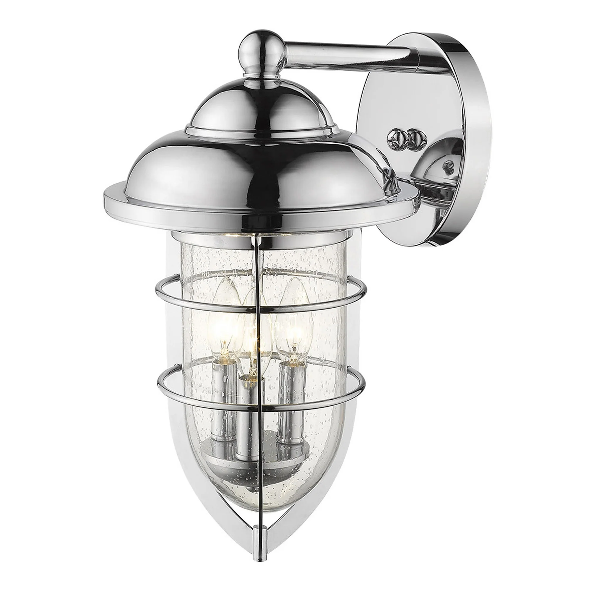 Dylan 3-Light Chrome Wall Light By Homeroots - Image 5