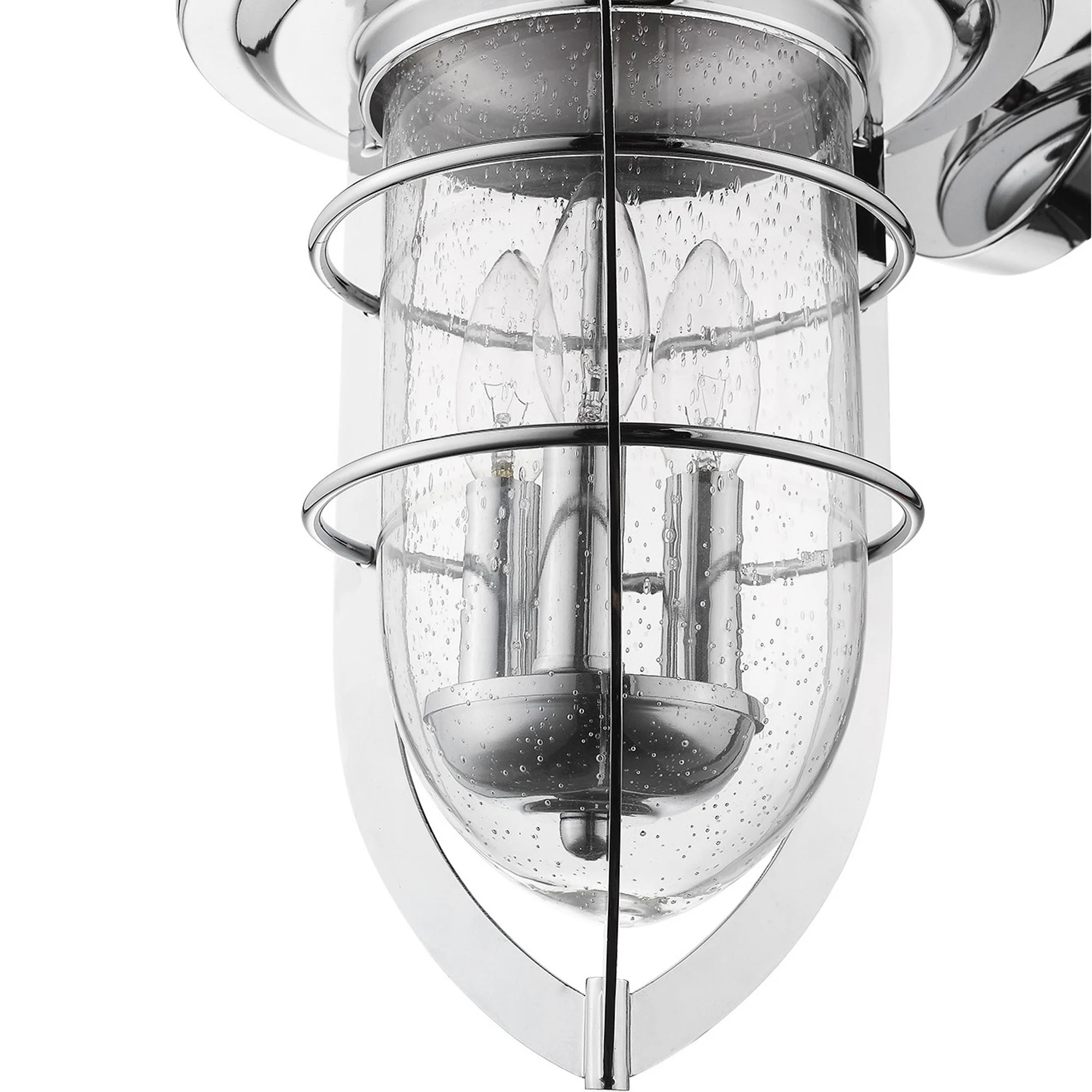 Dylan 3-Light Chrome Wall Light By Homeroots - Image 6