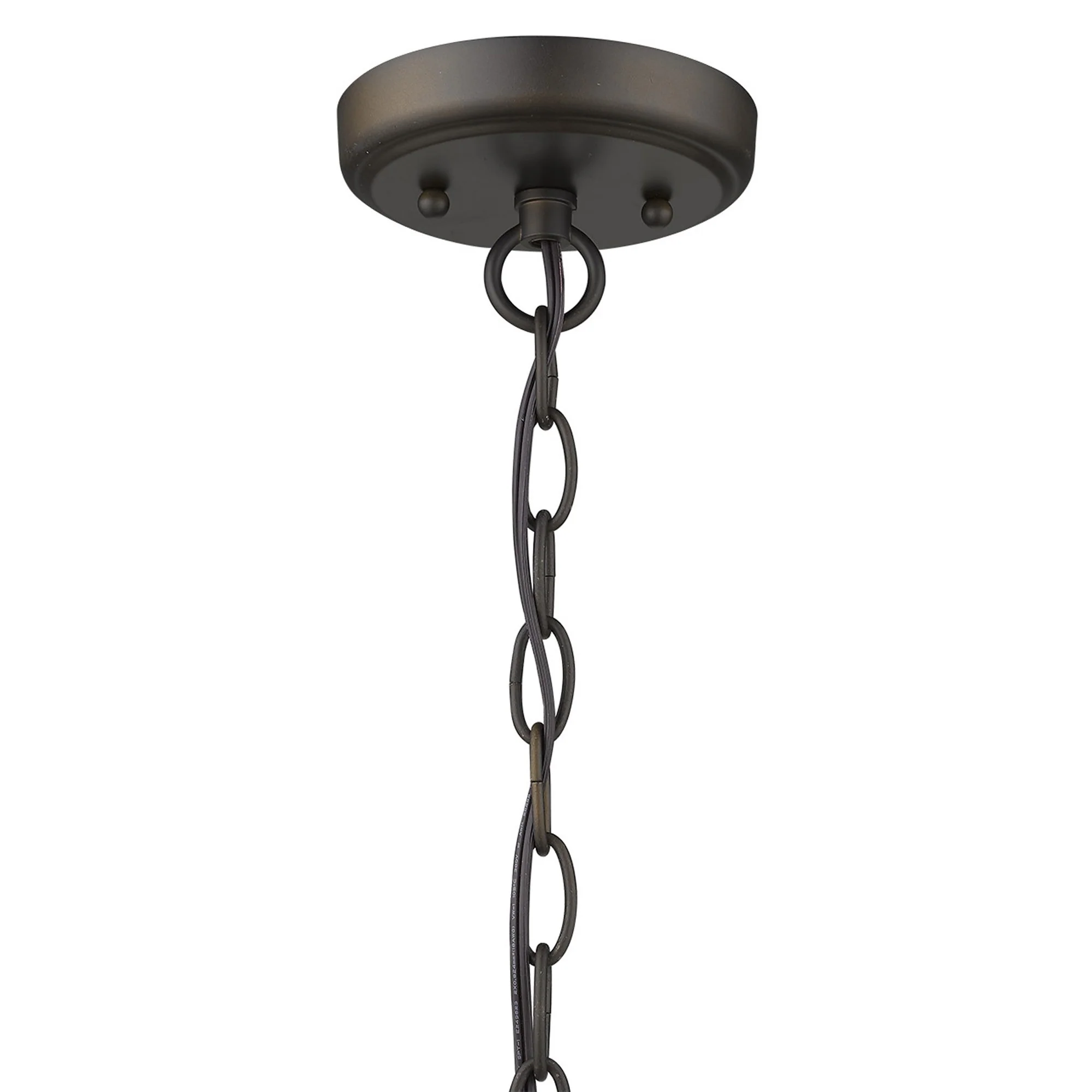 Dylan 3-Light Oil-Rubbed Bronze Hanging Lantern By Homeroots - Image 9