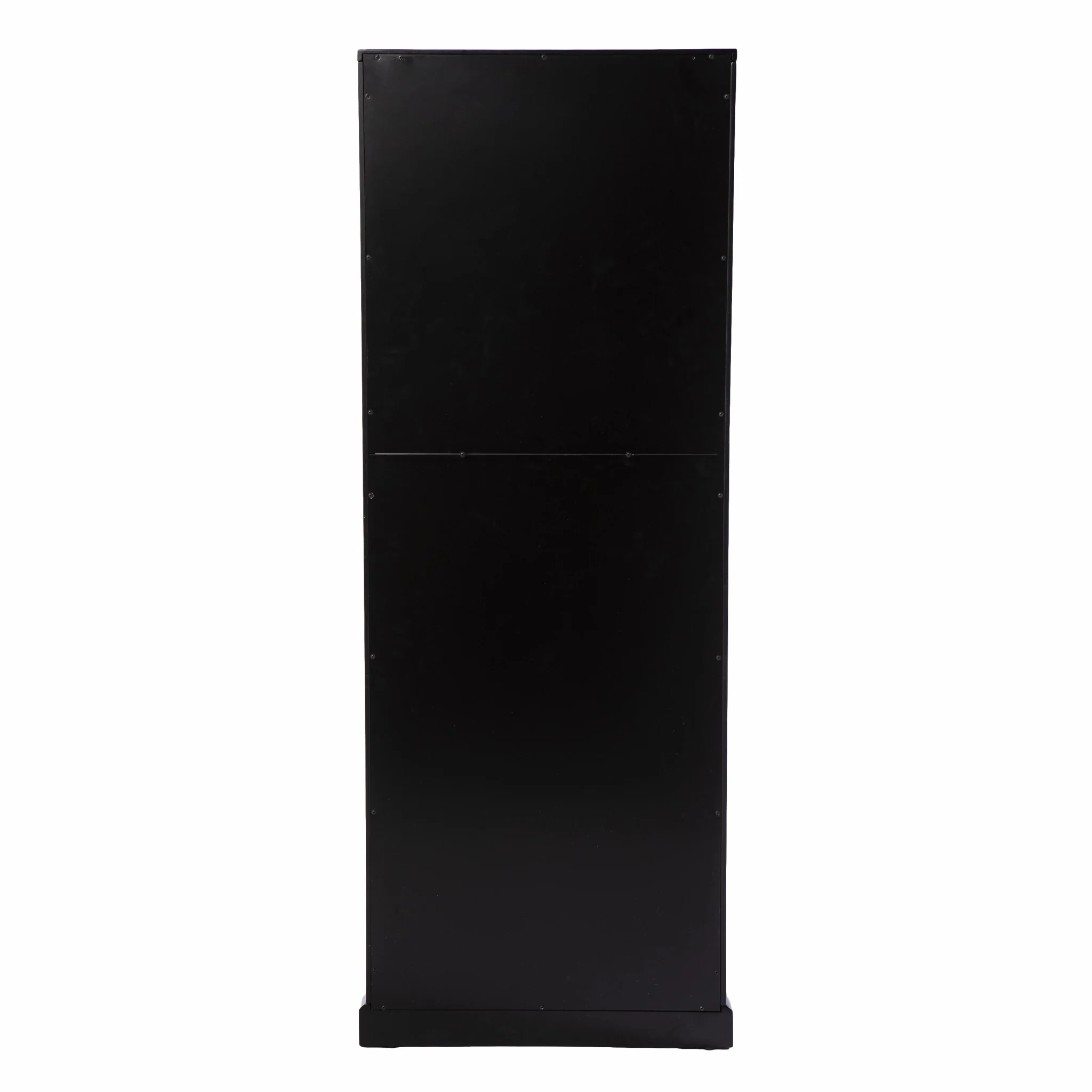 Dynasty Contemporary Black And White Tall Curio Cabinet By Homeroots - Image 7