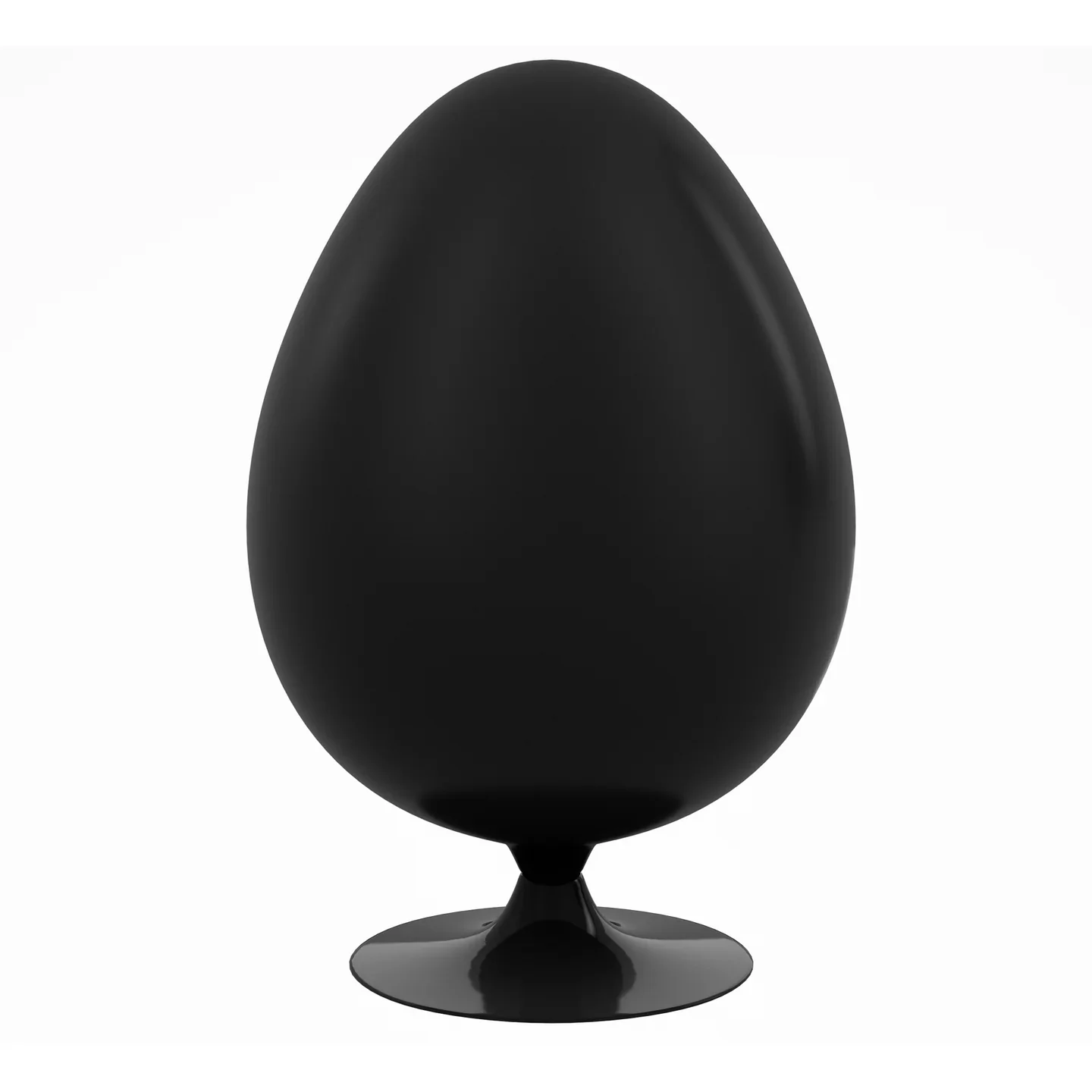 Easter Egg Chair, Blue & Black By World Modern Design - Image 2