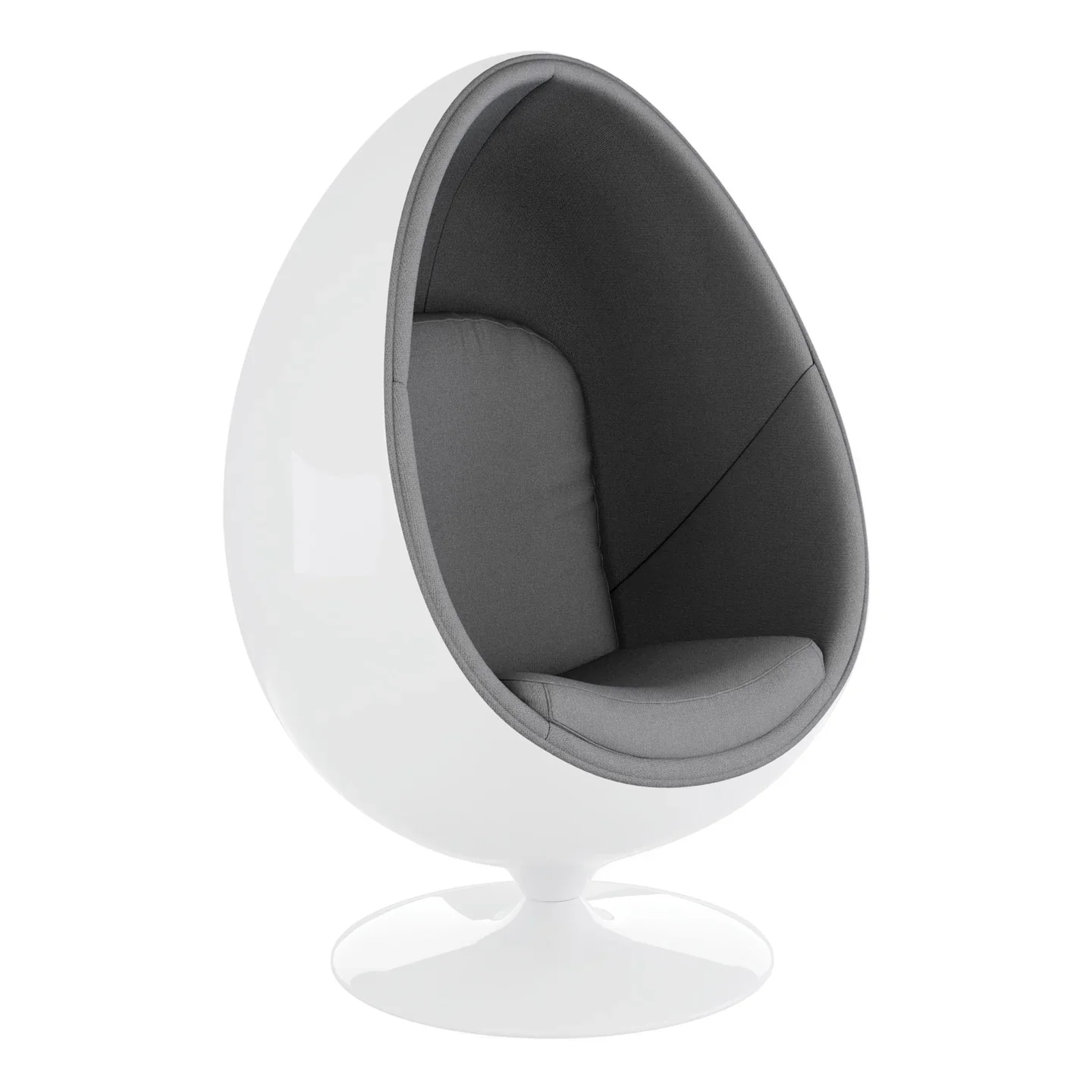 Easter Egg Chair, Gray By World Modern Design - Image 2