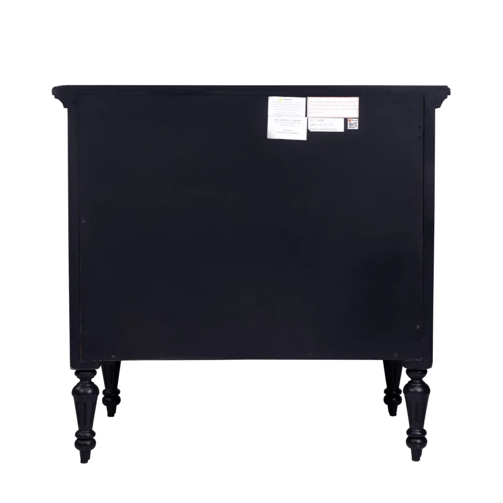 Easterbrook White 4 Drawer Chest By Homeroots - Image 10