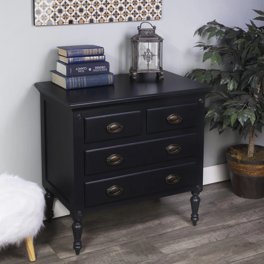 Easterbrook White 4 Drawer Chest By Homeroots - Image 11