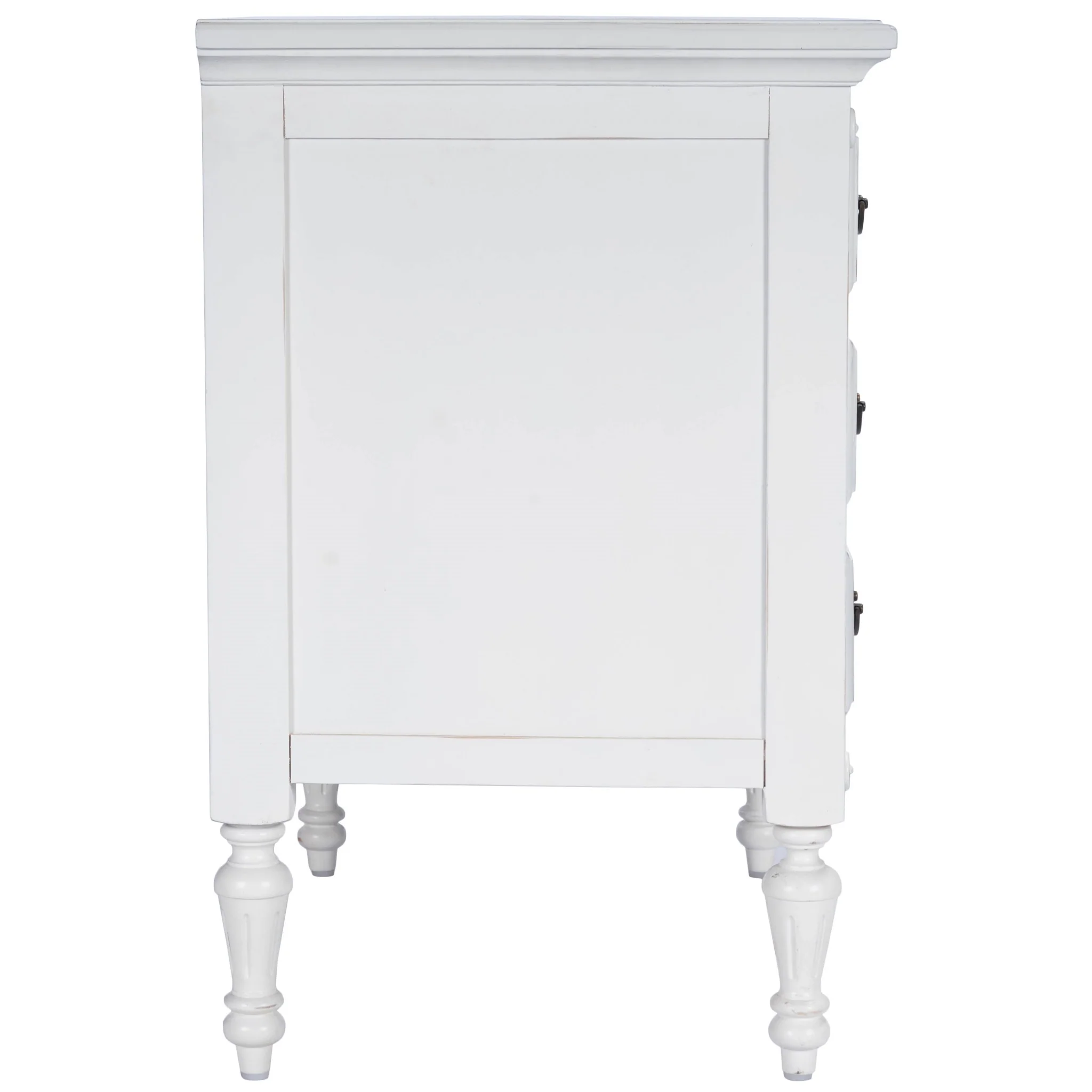 Easterbrook White 4 Drawer Chest By Homeroots - Image 3