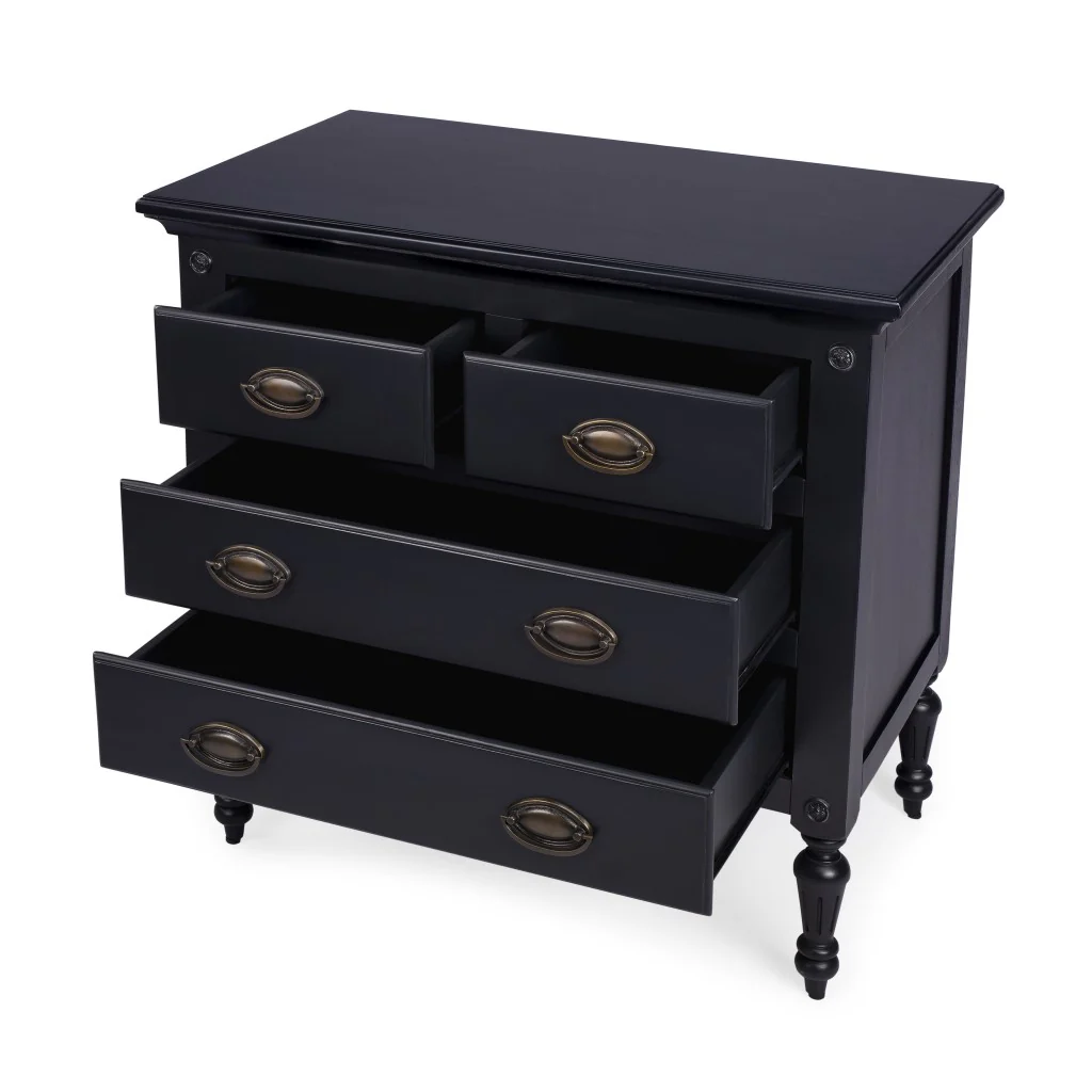 Easterbrook White 4 Drawer Chest By Homeroots - Image 7