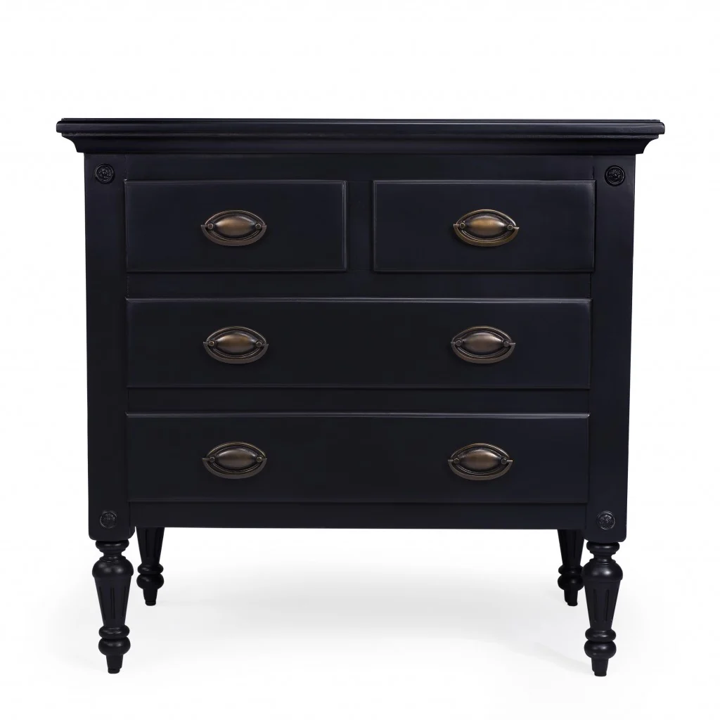 Easterbrook White 4 Drawer Chest By Homeroots - Image 8