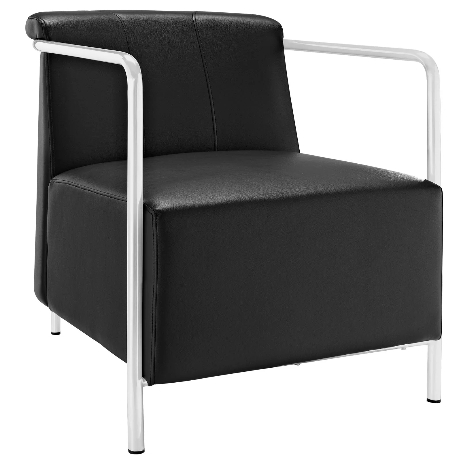 Ebb Upholstered Vinyl Lounge Chair By Modway - EEI-1439 - Image 2