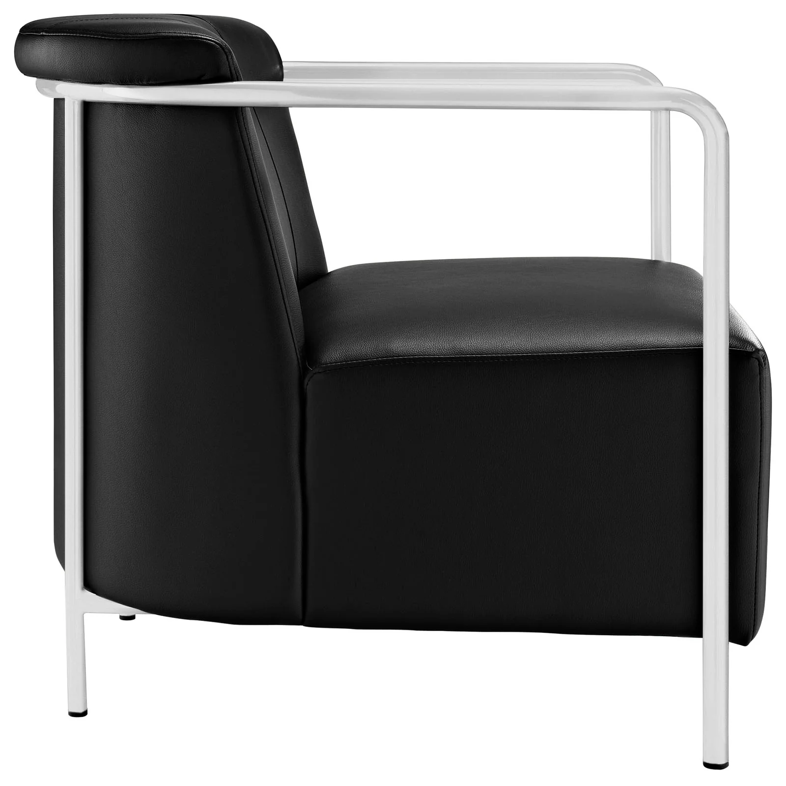 Ebb Upholstered Vinyl Lounge Chair By Modway - EEI-1439 - Image 3