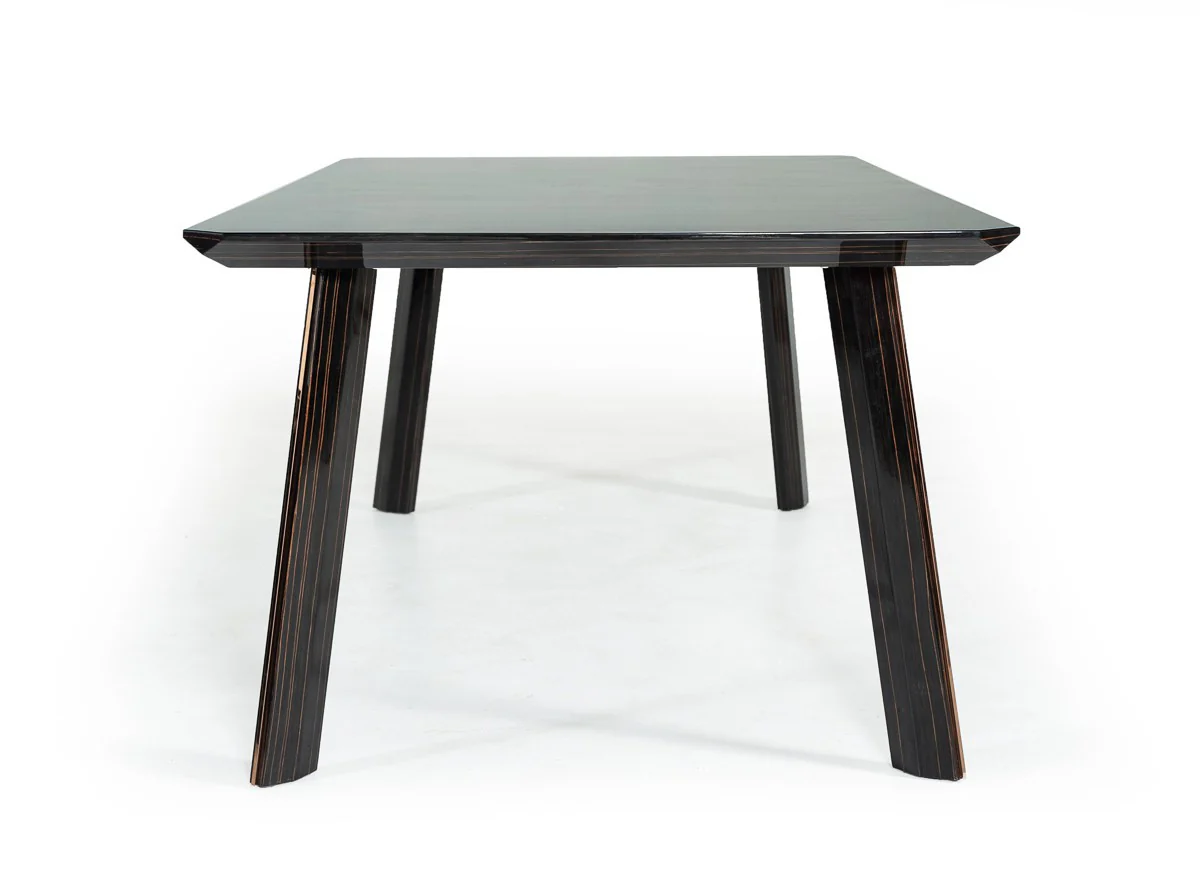 Ebony Dining Table By Homeroots - Image 4