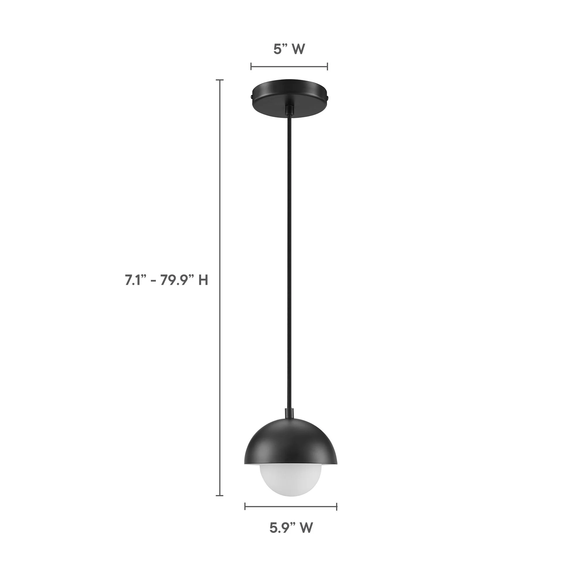 Eclipse Globe Pendant Light by Modway - Image 10