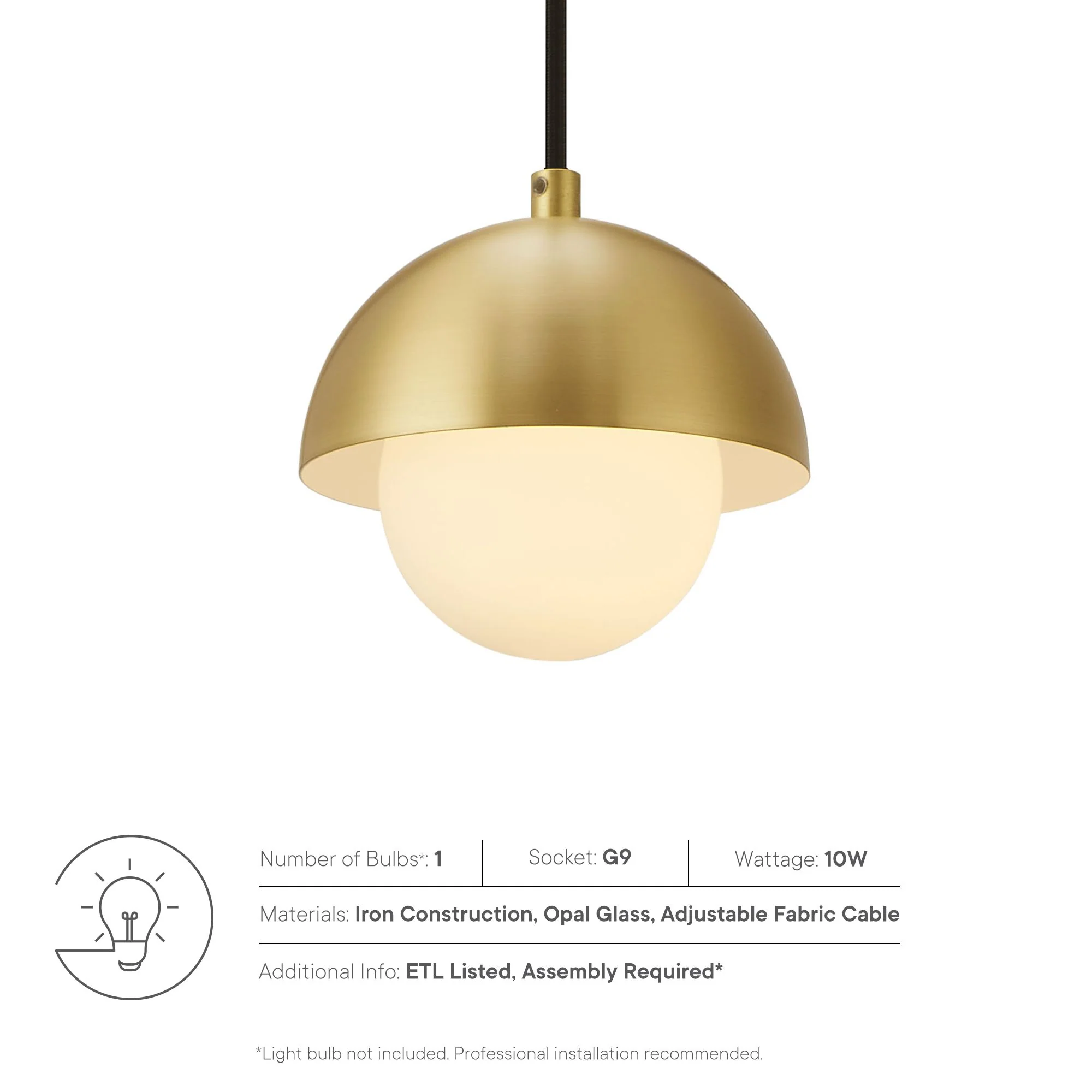 Eclipse Globe Pendant Light by Modway - Image 19
