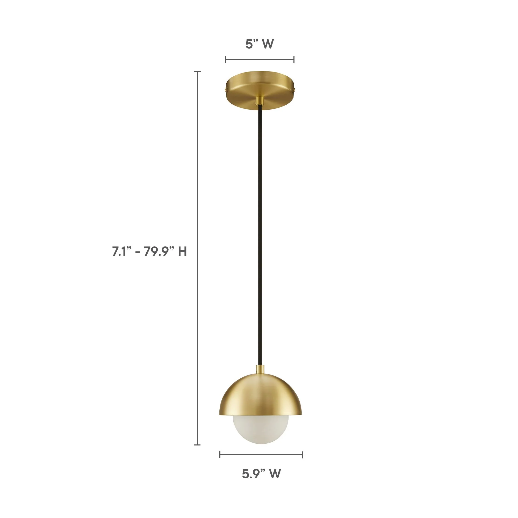 Eclipse Globe Pendant Light by Modway - Image 20