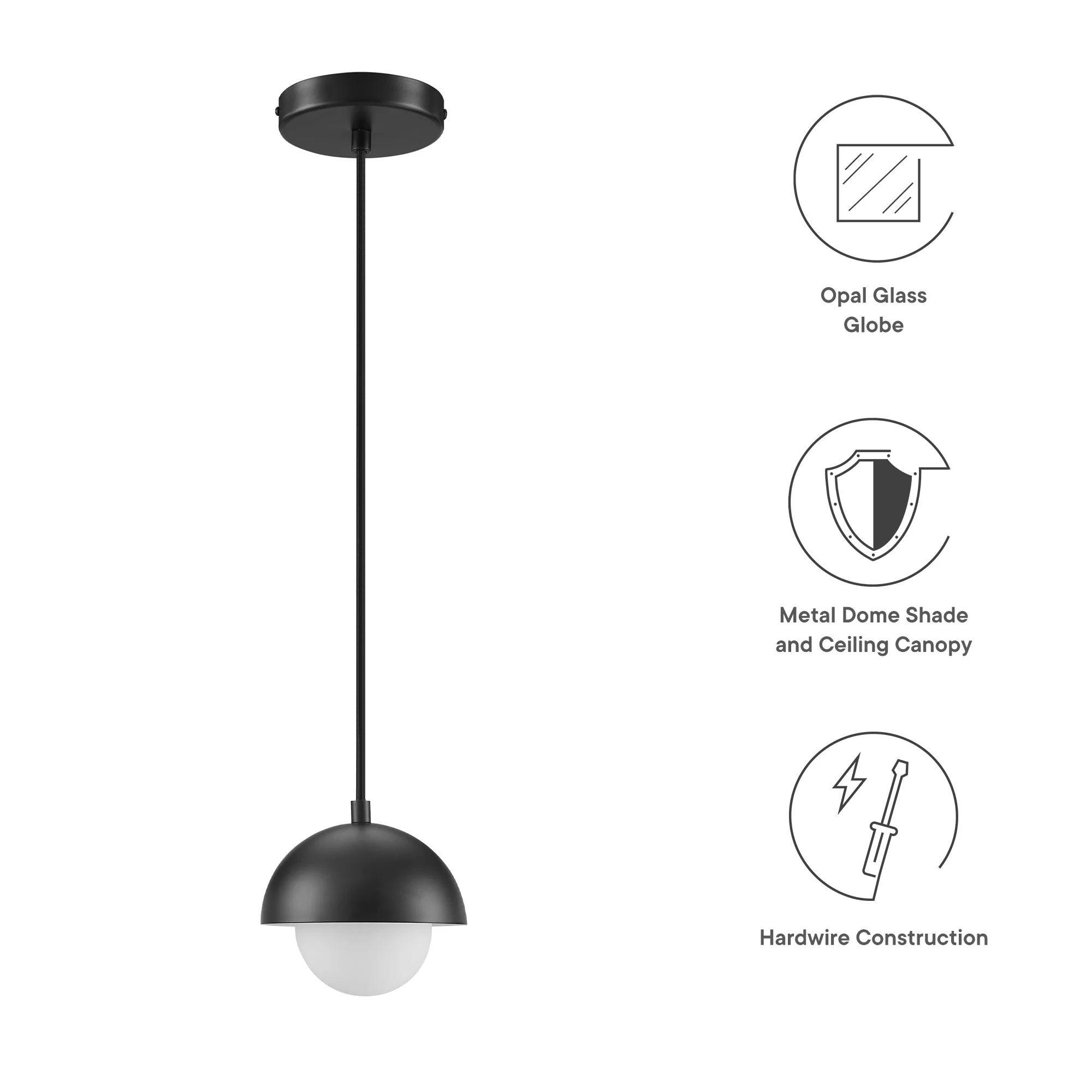 Eclipse Globe Pendant Light by Modway - Image 8