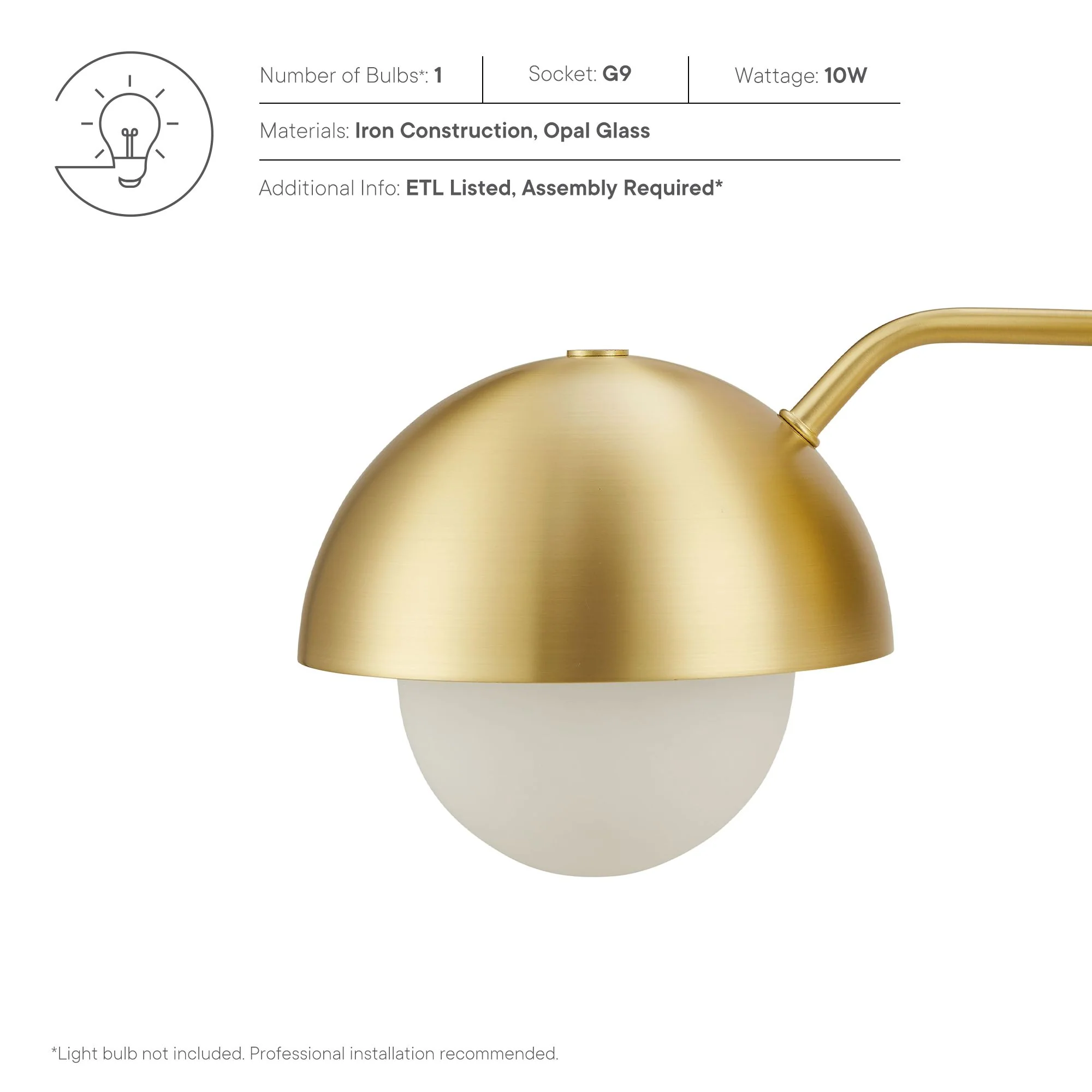 Eclipse Globe Wall Sconce by Modway - Image 17