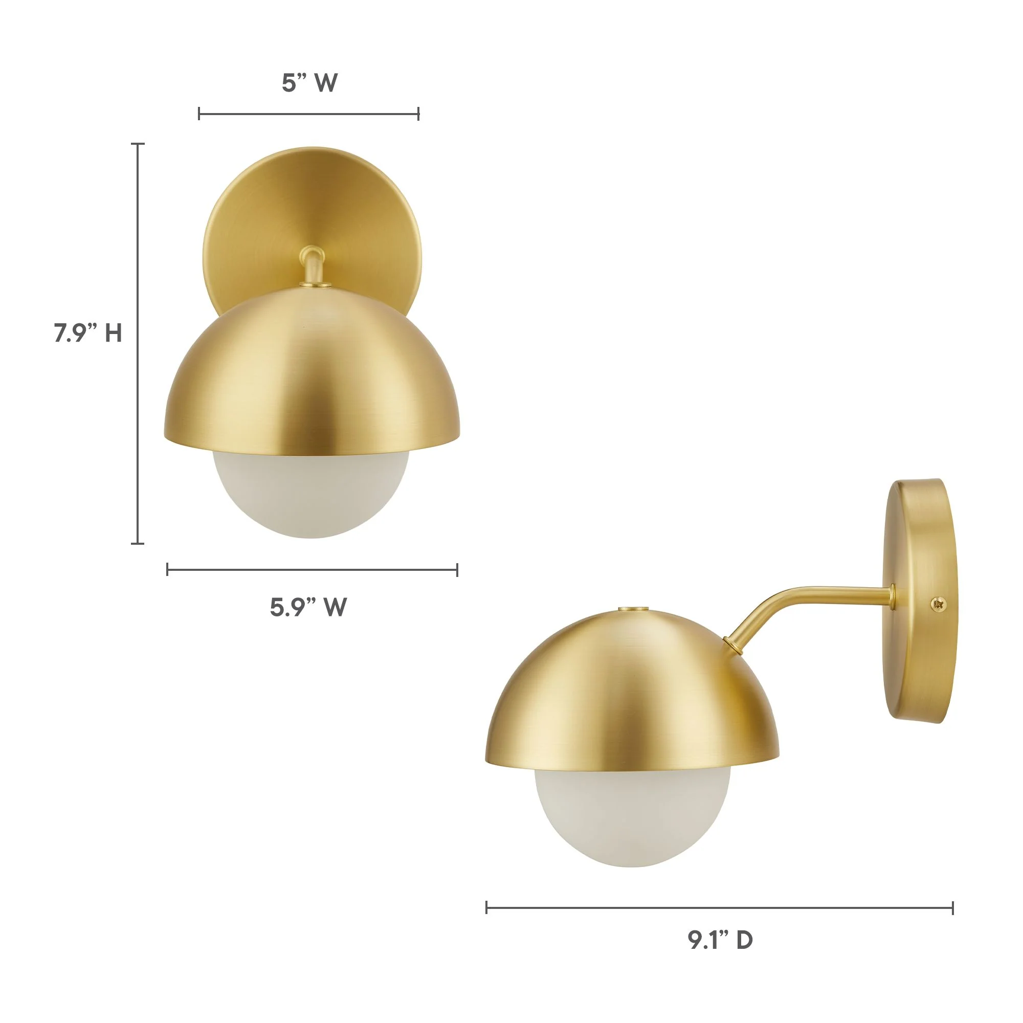 Eclipse Globe Wall Sconce by Modway - Image 18