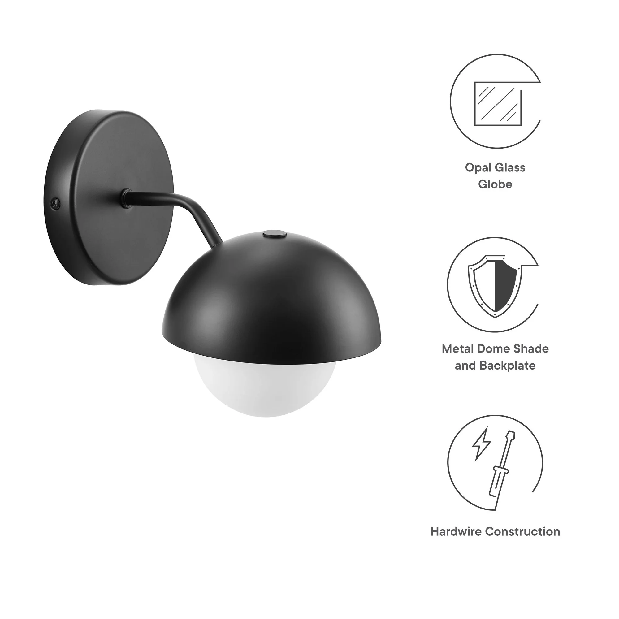 Eclipse Globe Wall Sconce by Modway - Image 6