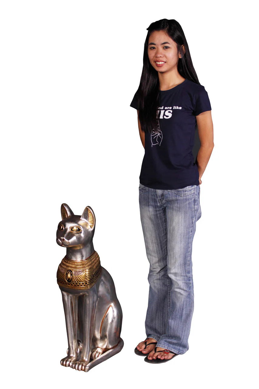 Egyptian Cat Goddess Statue - Image 3