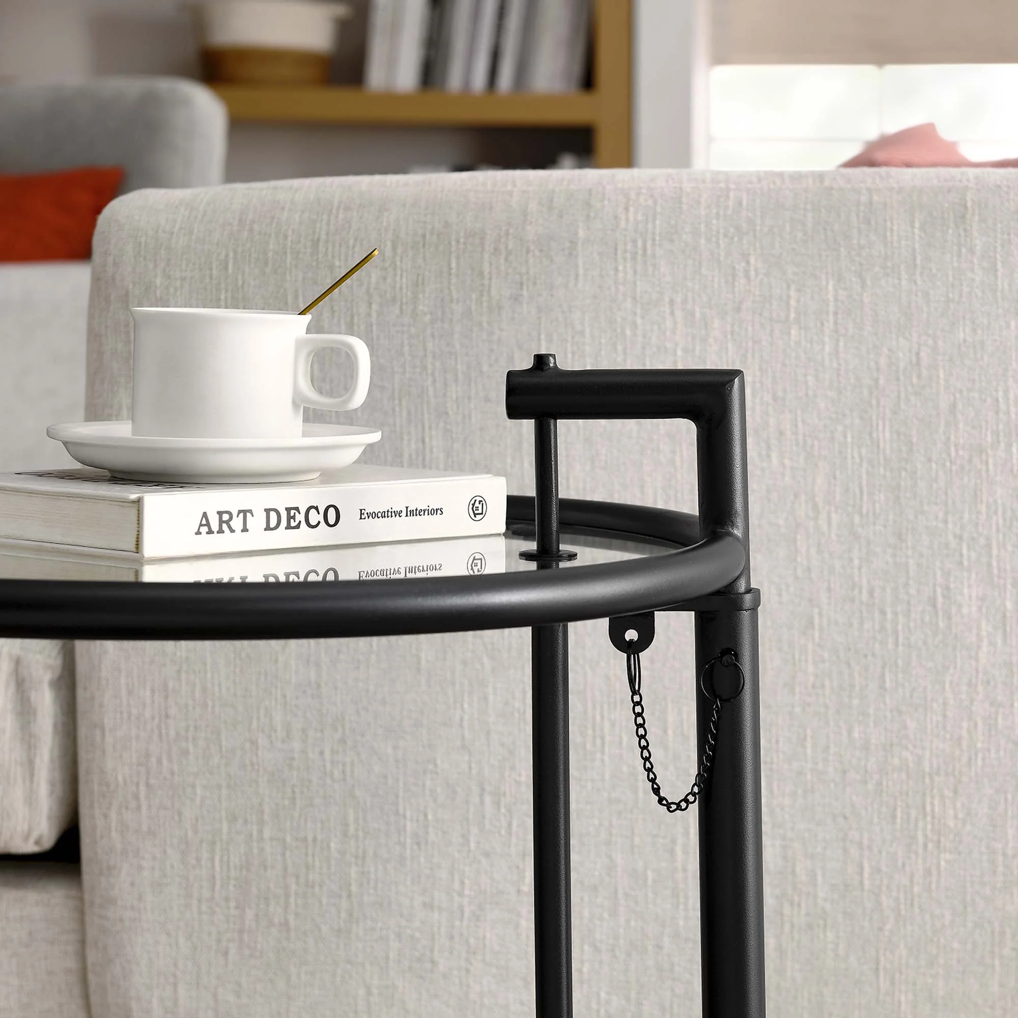 Eileen Gray Metal Side Table by Modway - Image 10