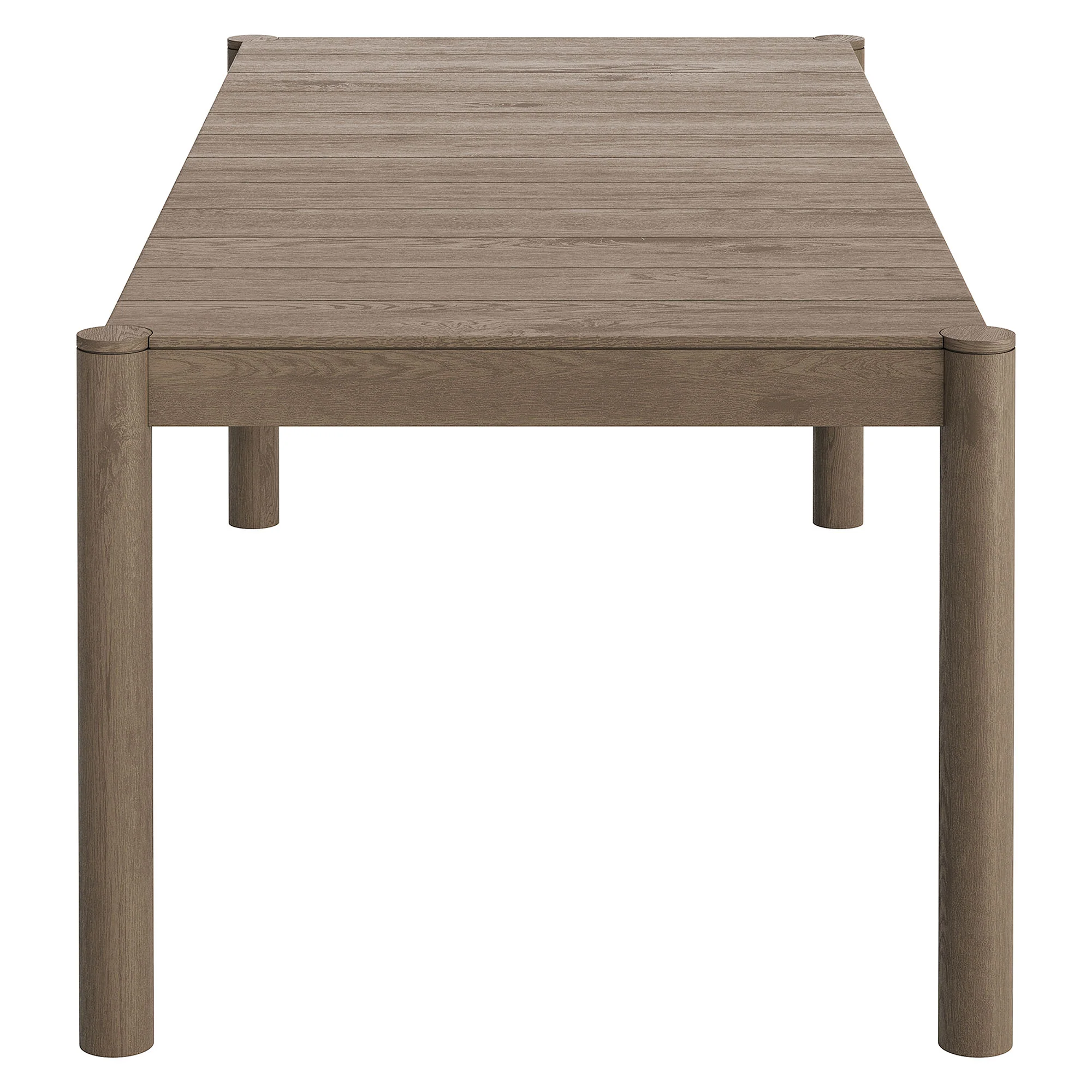 Eleni 89-Inch Outdoor Patio Teak Wood Dining Table by Modway - Image 11