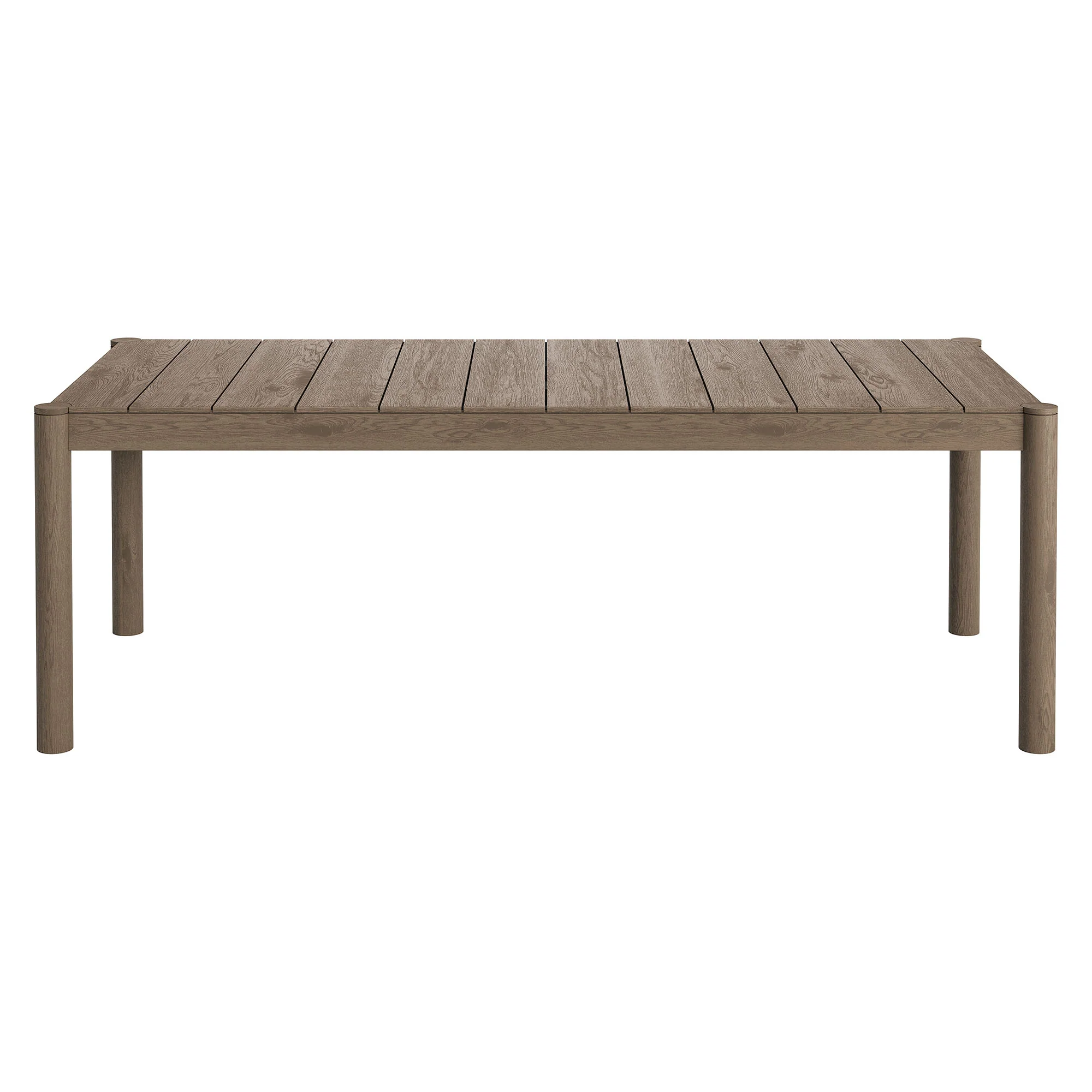 Eleni 89-Inch Outdoor Patio Teak Wood Dining Table by Modway - Image 12